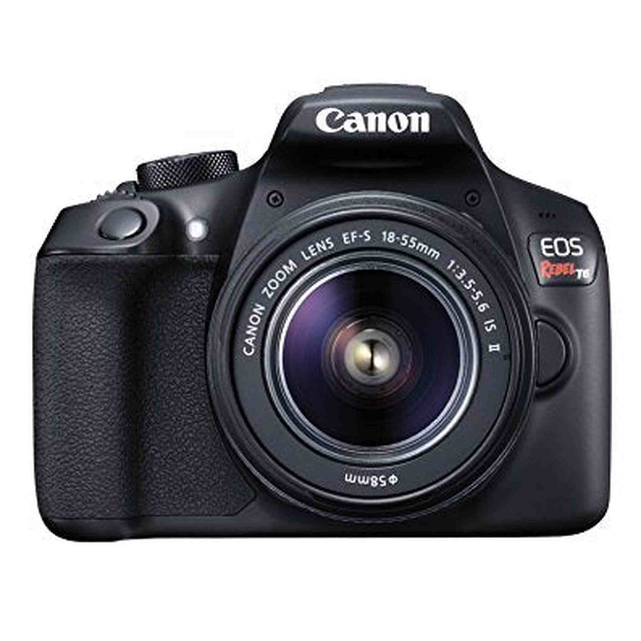 Canon EOS Rebel T6 DSLR Camera with 18-55mm Lens - Canon