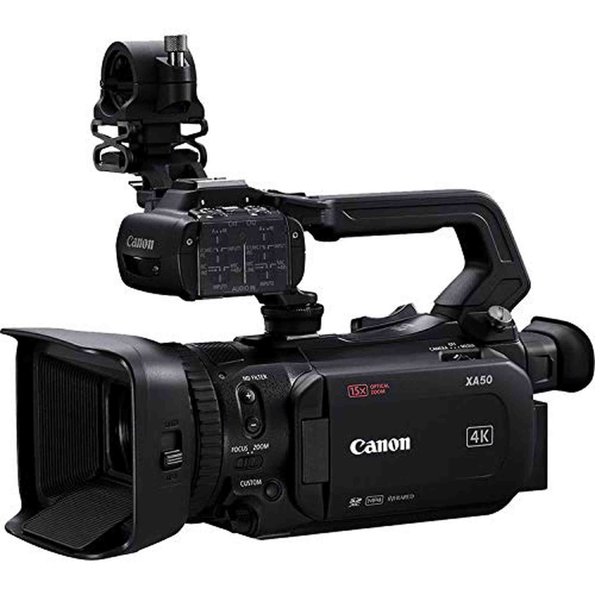 Canon XA50 UHD 4K Camcorder W/ 2 Extra Battery - Film Maker Bundle Canon