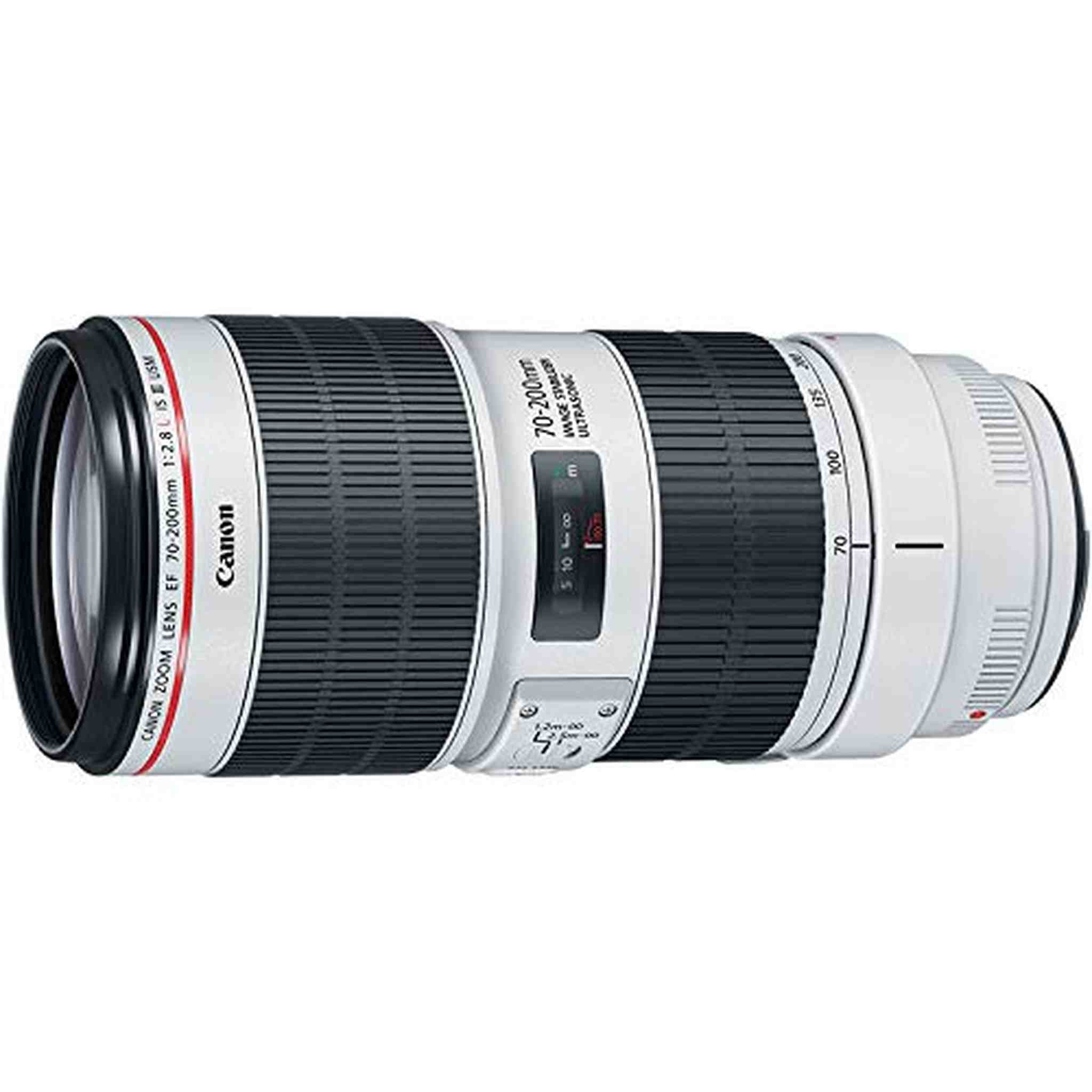 Canon EF 70-200mm f/2.8L is III USM Lens Bundle w/ 3 Piece Filter Kit International Model Canon