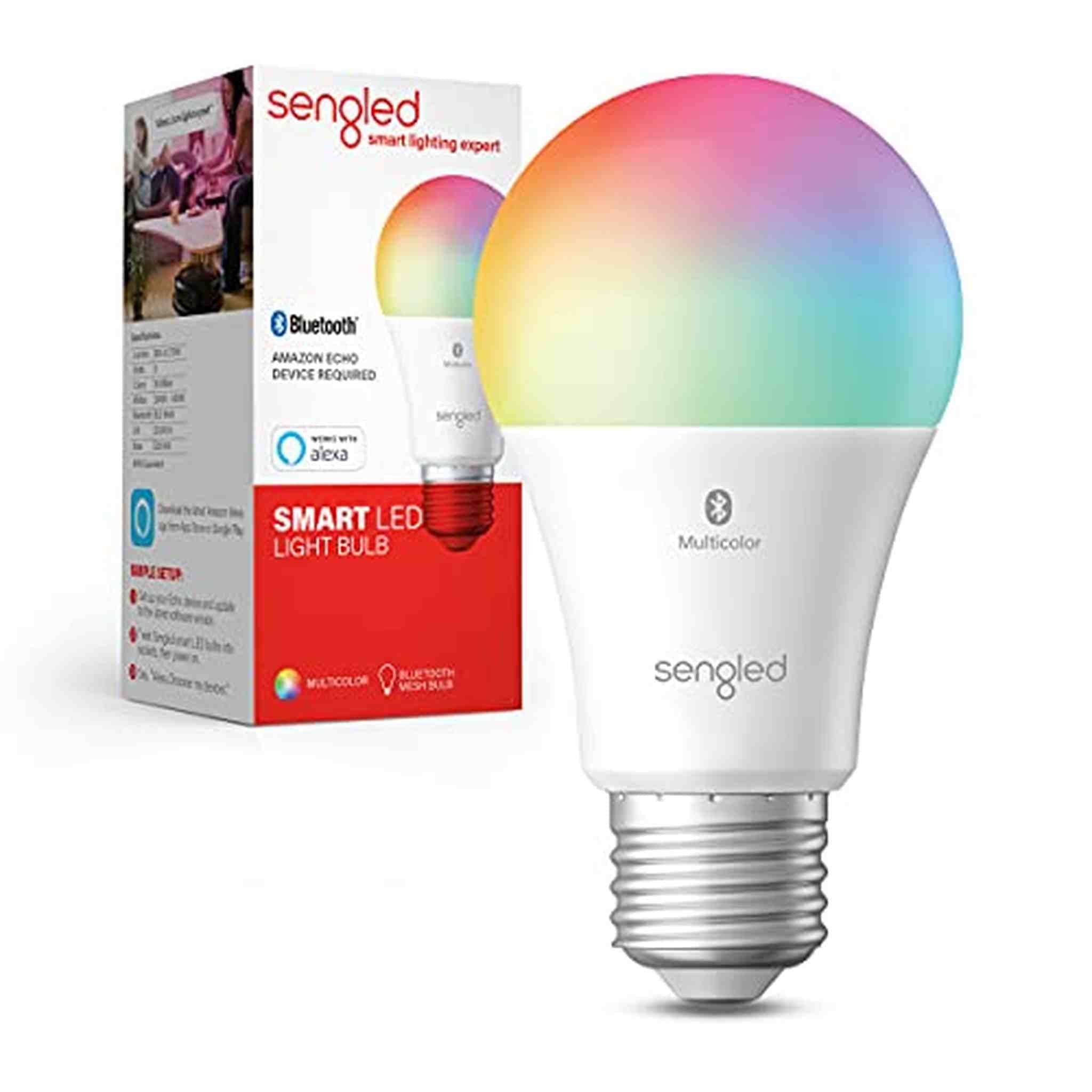 Sengled Smart Light Bulbs, Color Changing Alexa Light Bulb Bluetooth Mesh, Smart Sengled