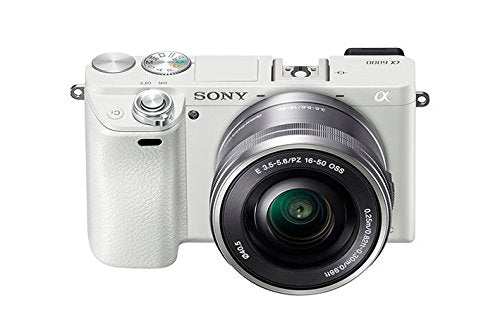 Sony Alpha a6000 Mirrorless Digital Camera - White with 16-50mm Lens SONY