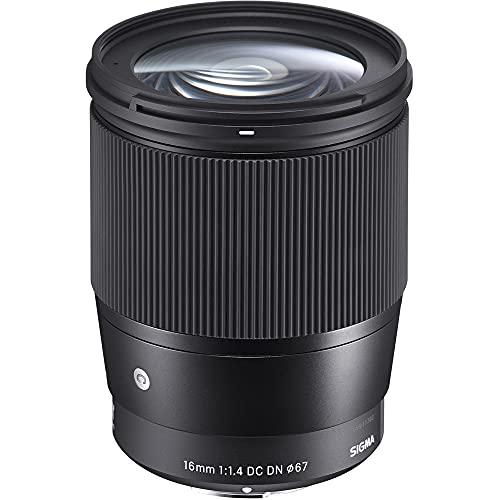 Sigma 16mm f/1.4 DC DN Contemporary Lens for Sony E + Accessories Sigma