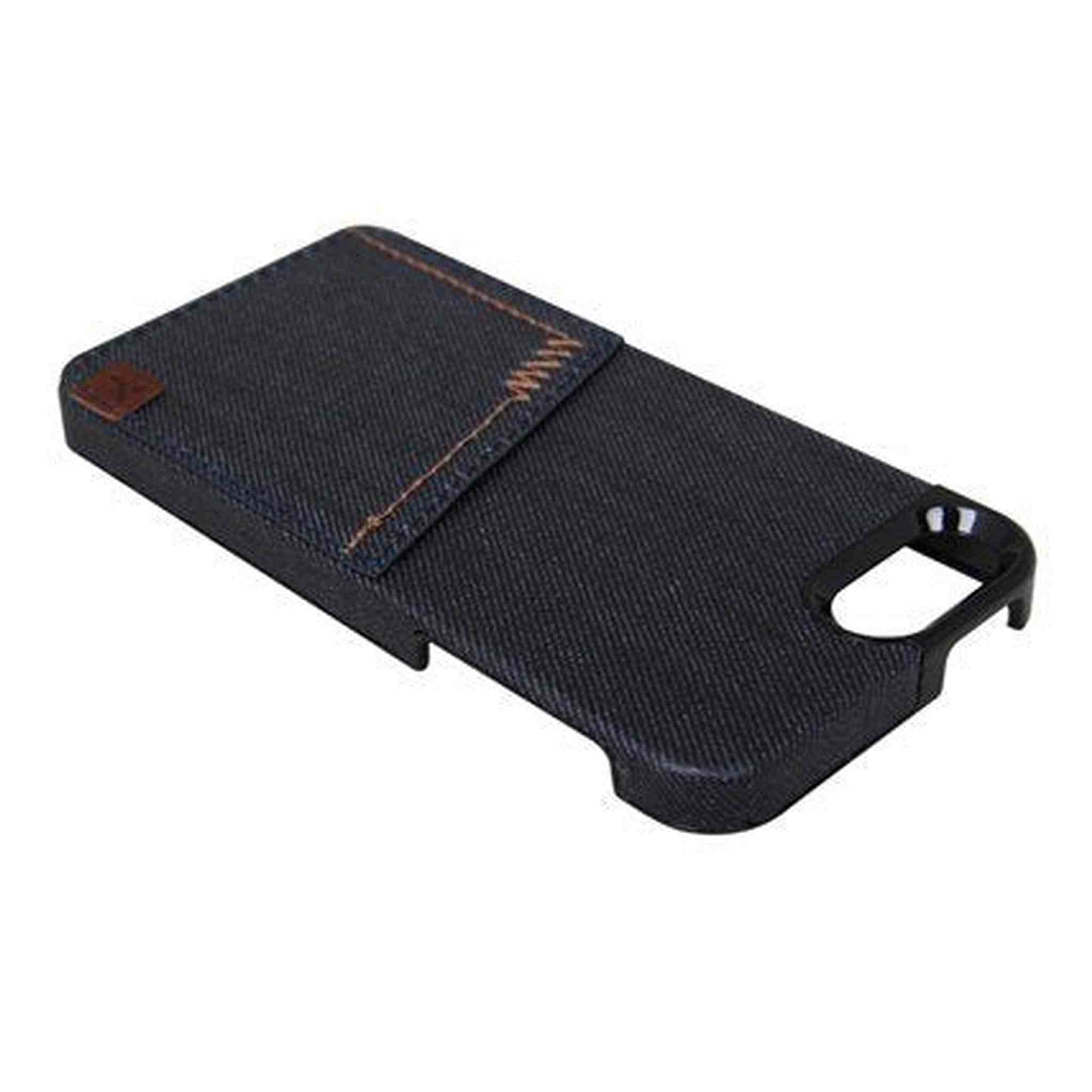 The Joy Factory Denim Premium Denim Hardshell Case with Pocket for iPhone5/5S, CSD110 Indigo The Joy Factory