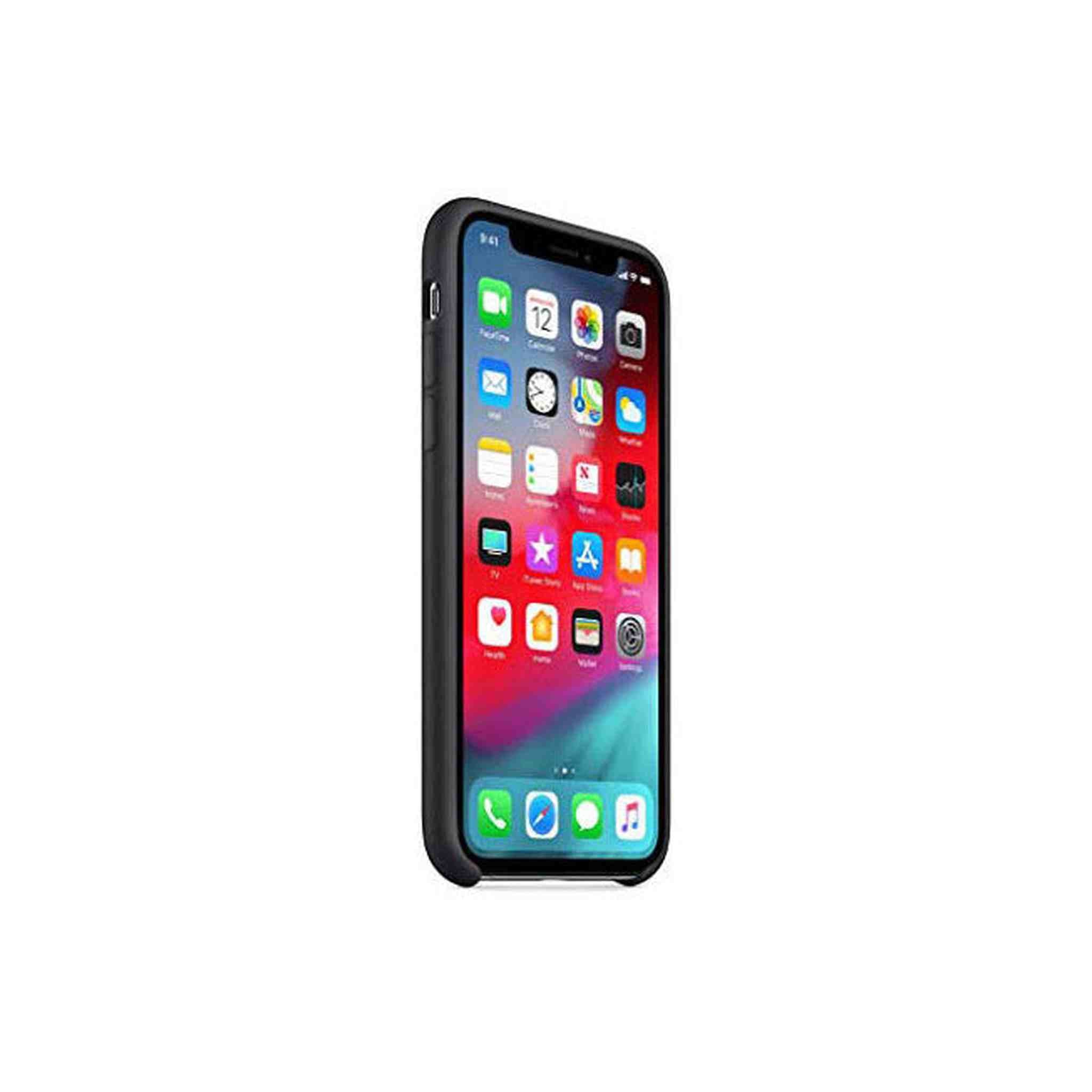 Apple Silicone Case for iPhone Xs - Black Apple