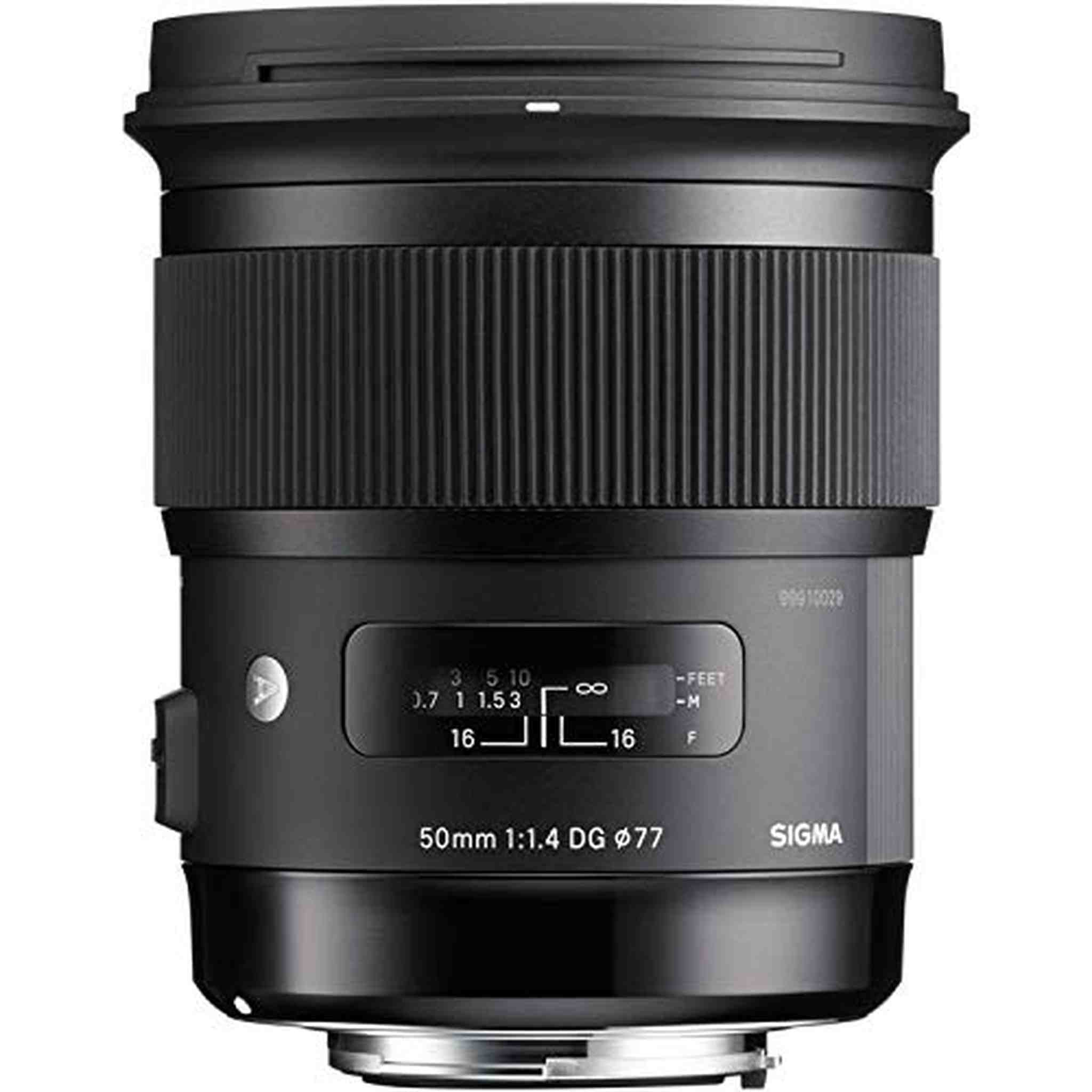 Sigma 50mm f/1.4 DG HSM Art Lens for Nikon F USA Deluxe Bundle Sigma