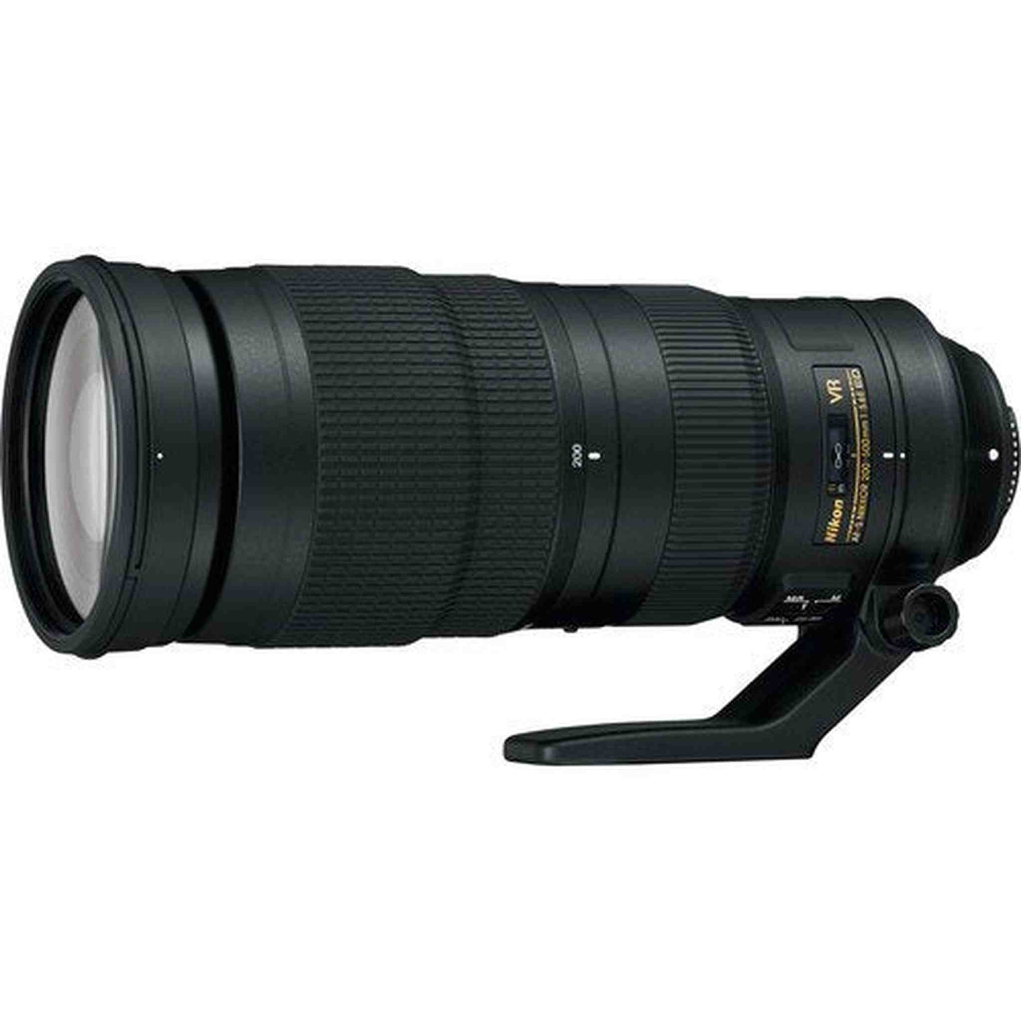 Nikon AF-S NIKKOR 200-500mm f/5.6E ED VR Lens with 1 Year Warranty, 12 in Flexible Tripod and 72 in Professional Heavy A Nikon