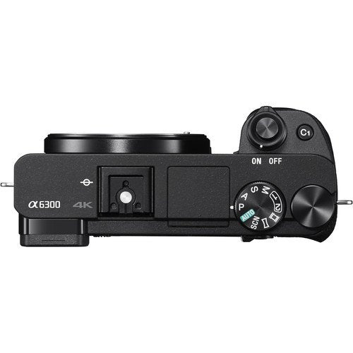 Sony Alpha a6300 Mirrorless Camera Black ILCE6300/B Starter Kit Sony