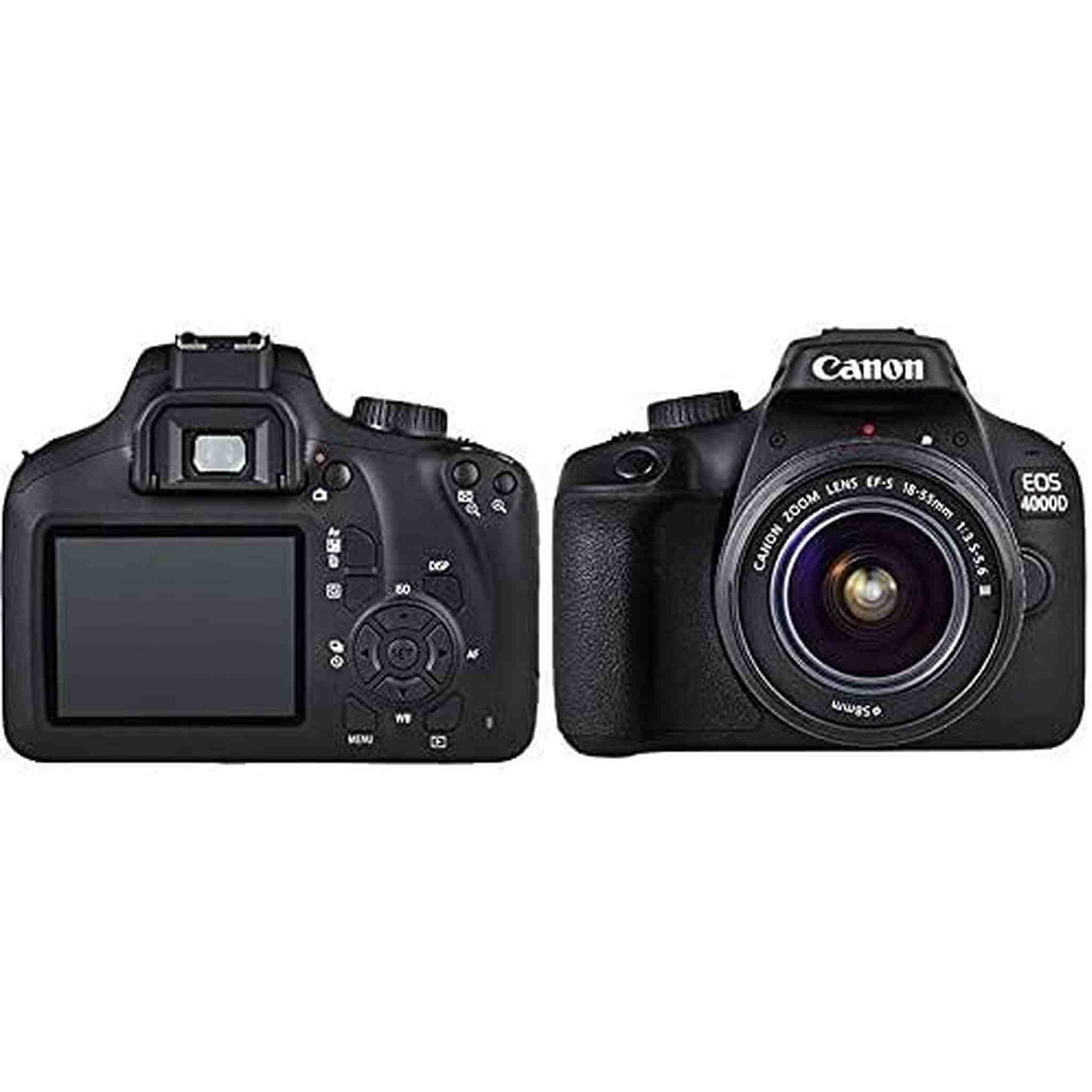 Canon EOS 4000D / Rebel T100 DSLR Camera with 18-55mm Lens + 4K Monitor Extreme Bundle Canon