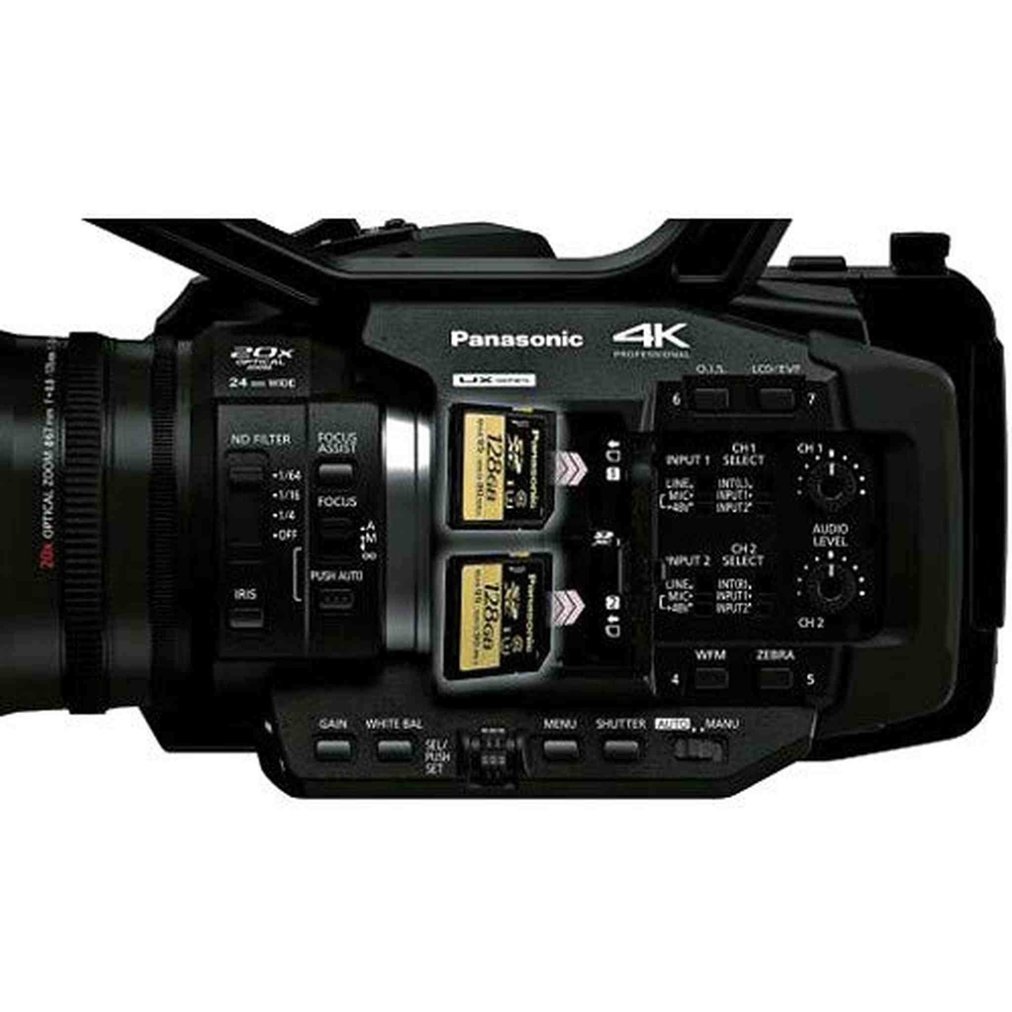 Panasonic AG-UX180 4K Premium Professional Camcorder Camera Only Bundle Kit Panasonic