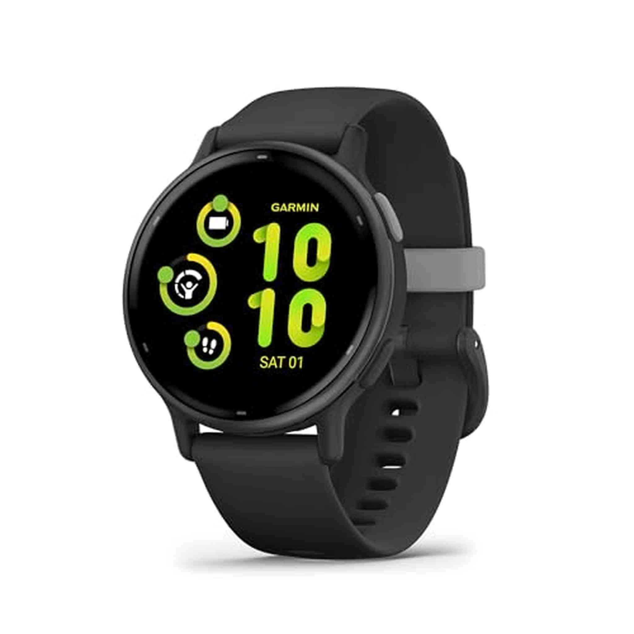 Garmin vívoactive 5, Health and Fitness GPS Smartwatch, AMOLED Display, Up to 11 Days of Battery, Black Garmin