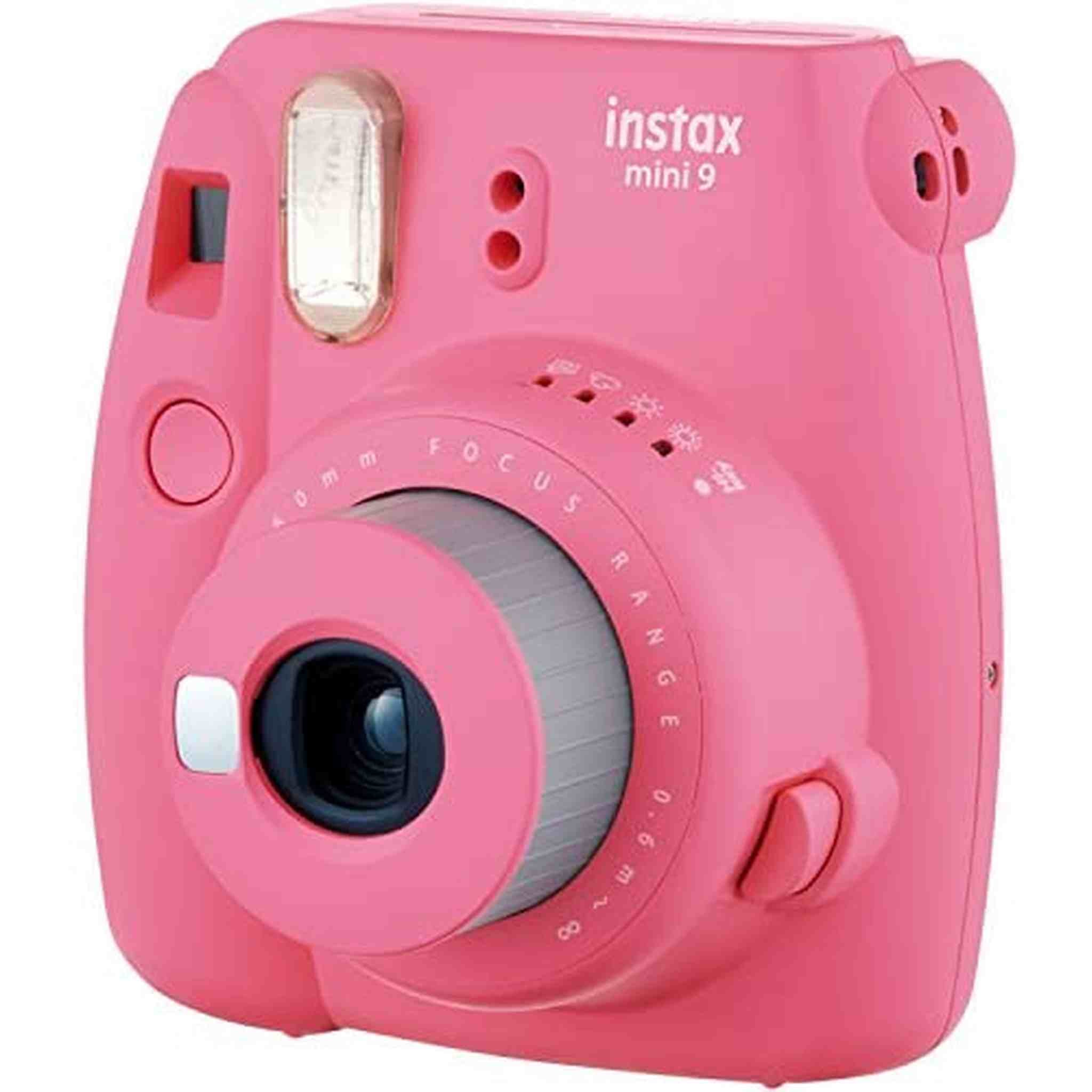 Fujifilm Instax Mini 9 Flamingo Pink Instant Camera Kit with 60 Instax Films Fujifilm