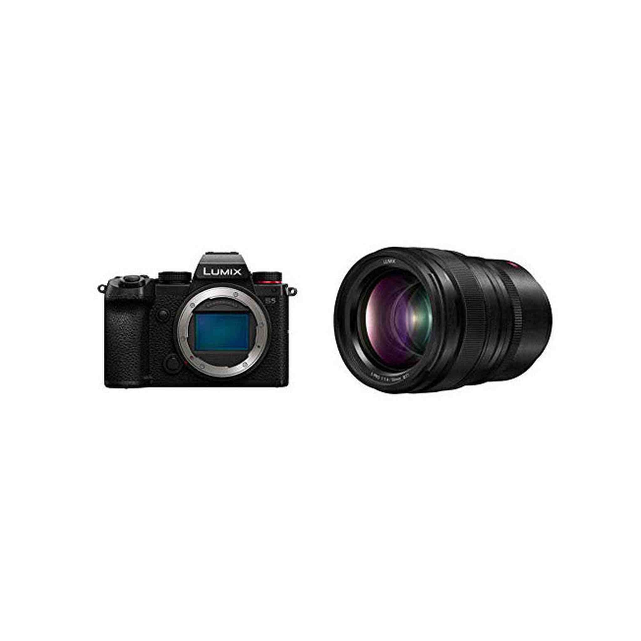 Panasonic LUMIX S5 Full Frame Mirrorless Camera and LUMIX S PRO 50mm F1.4 Lens Panasonic