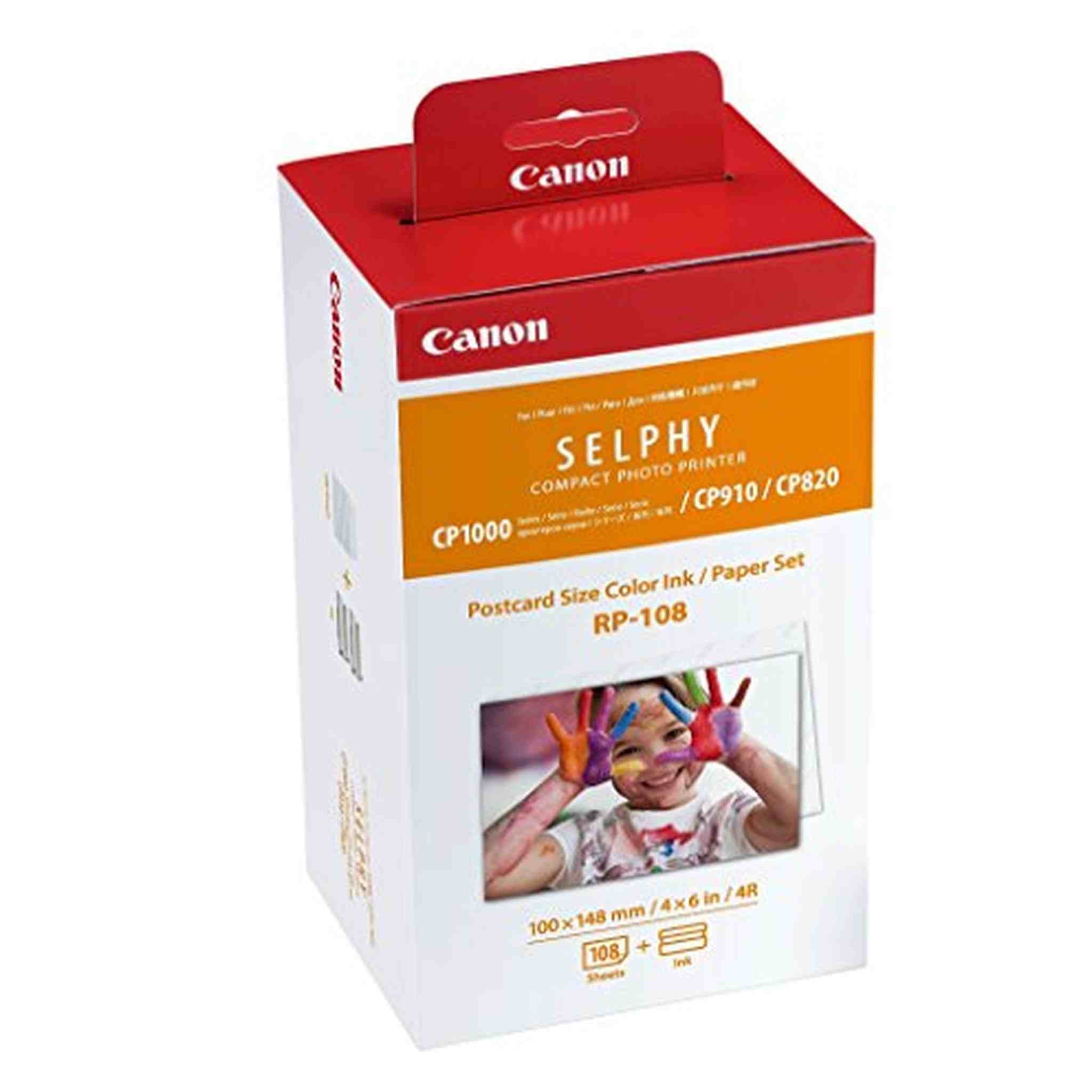 Canon RP-108 High-Capacity Color Ink/Paper Set for SELPHY CP910 Printer Canon