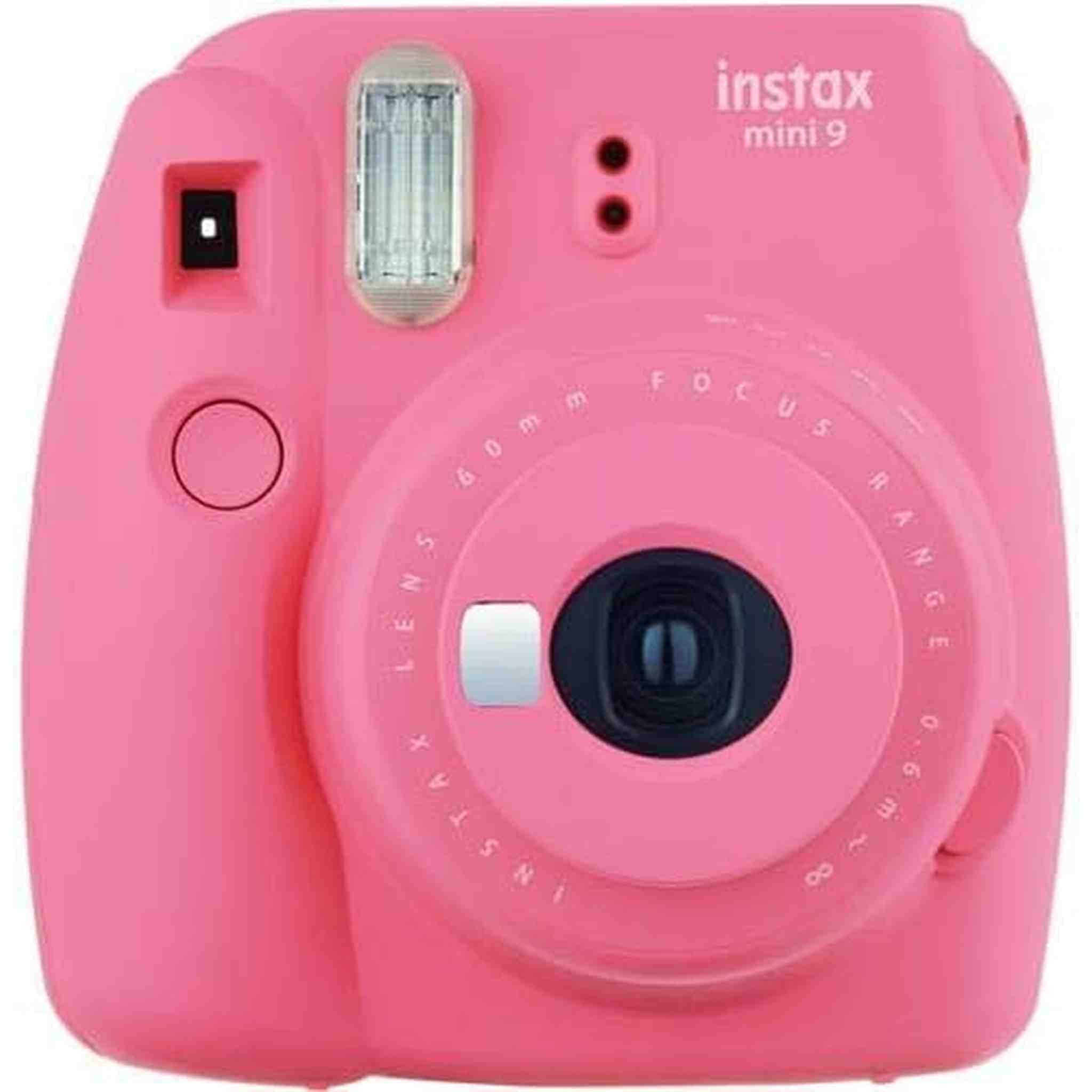 Fujifilm Instax Mini 9 Instant Film Camera Holiday Bundle - Flamingo Pink Fujifilm