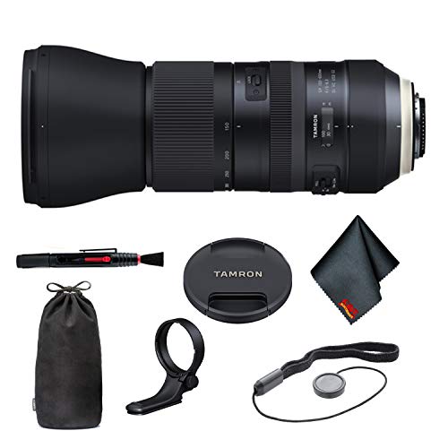 Tamron SP 150-600mm f/5-6.3 Di VC USD G2 for Canon EF - Bundle with Lens Pen Cleaner and More - International Mode Tamron