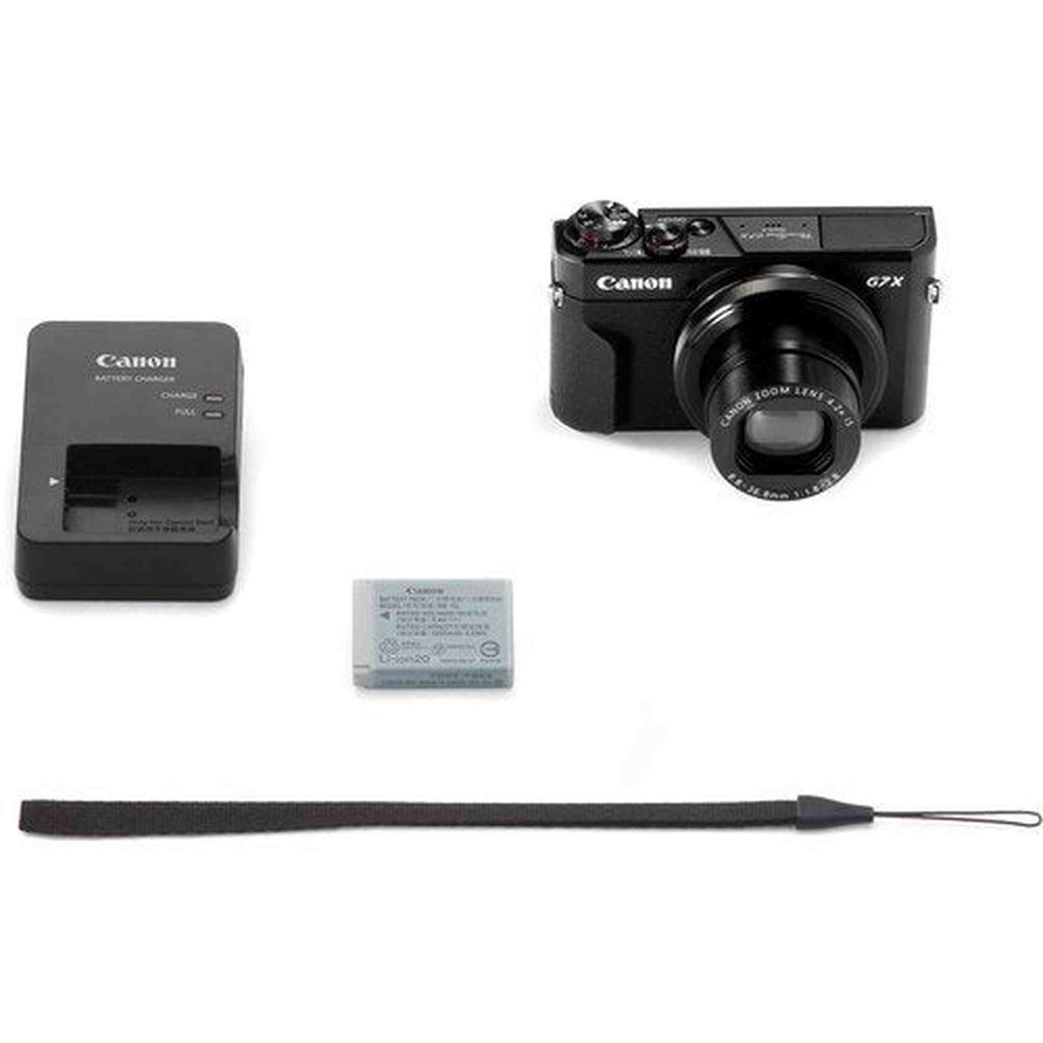 Canon PowerShot G7 X Mark II w/Accessories Bundle - Digital Camera 1066C001 International Version Canon