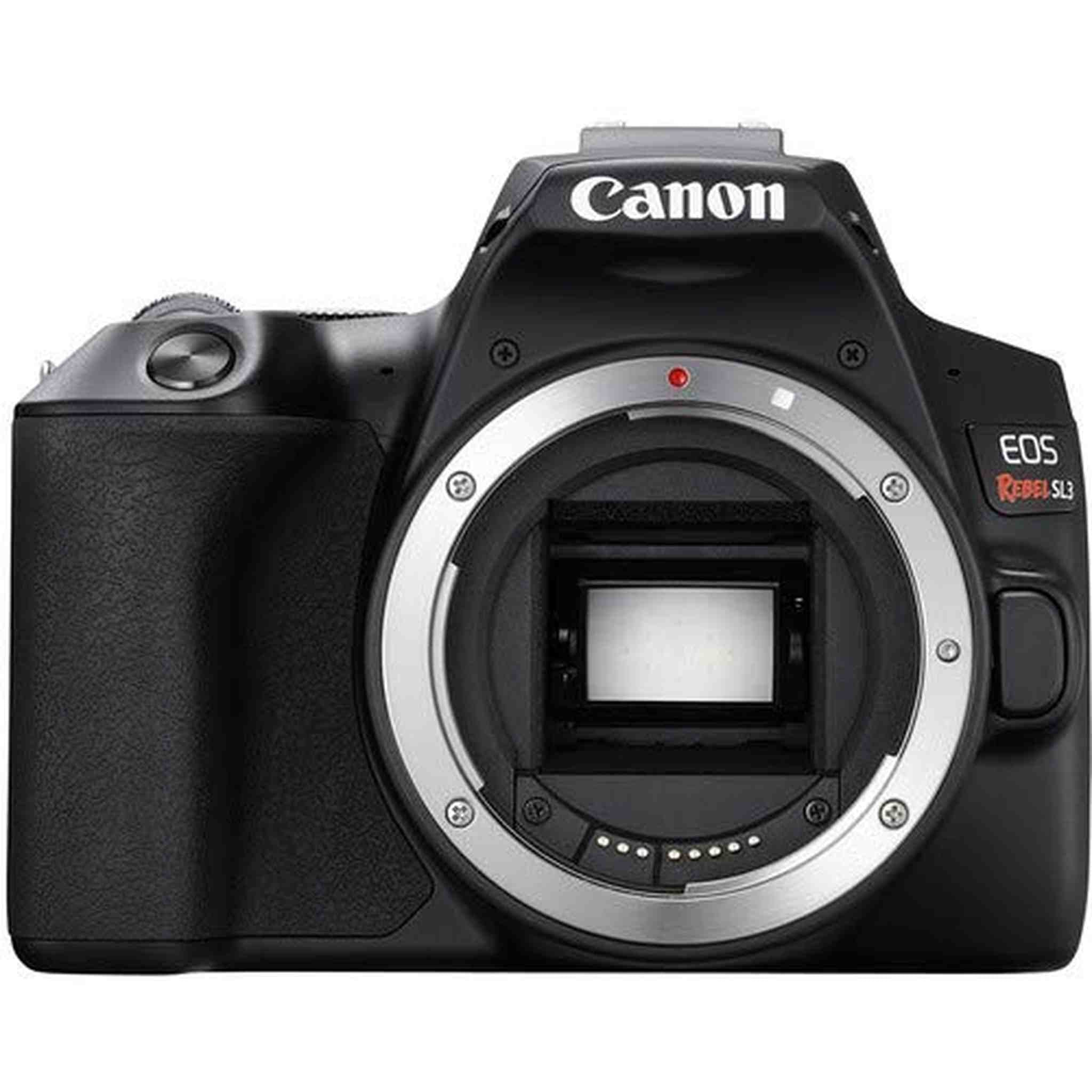 Canon EOS Rebel SL3 DSLR Camera Black, Body Only Bundle with 32GB Memory Card +LCD Screen Protectors and More Canon