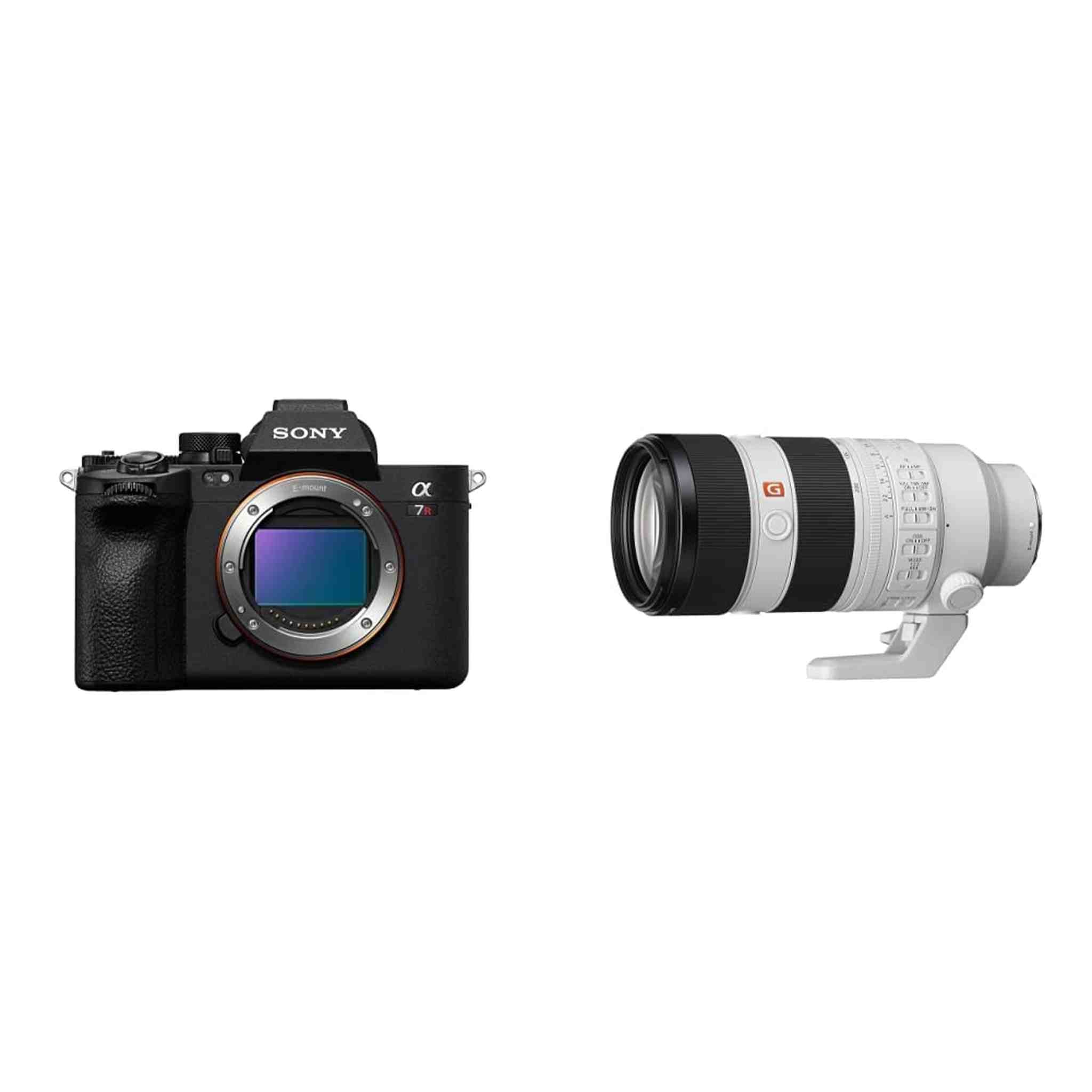 Sony Alpha 7R V Full-Frame Mirrorless Camera with Sony FE 70-200mm GM OSS II G Master Lens International Model Sony