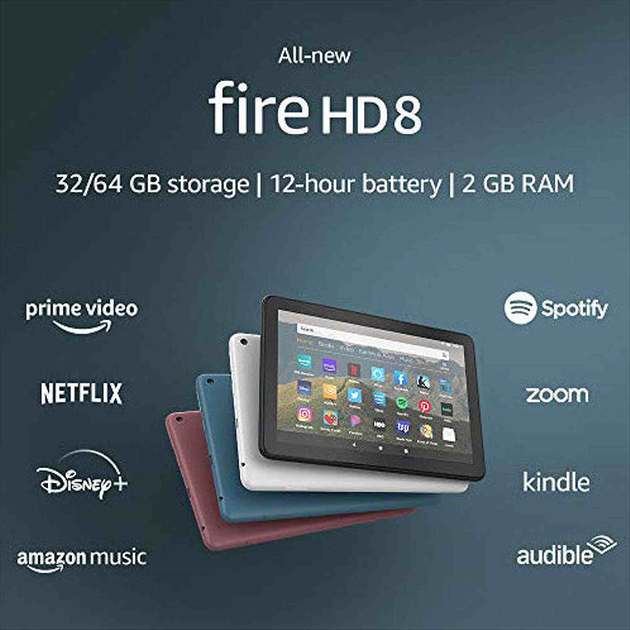 Fire HD 8 tablet, 8