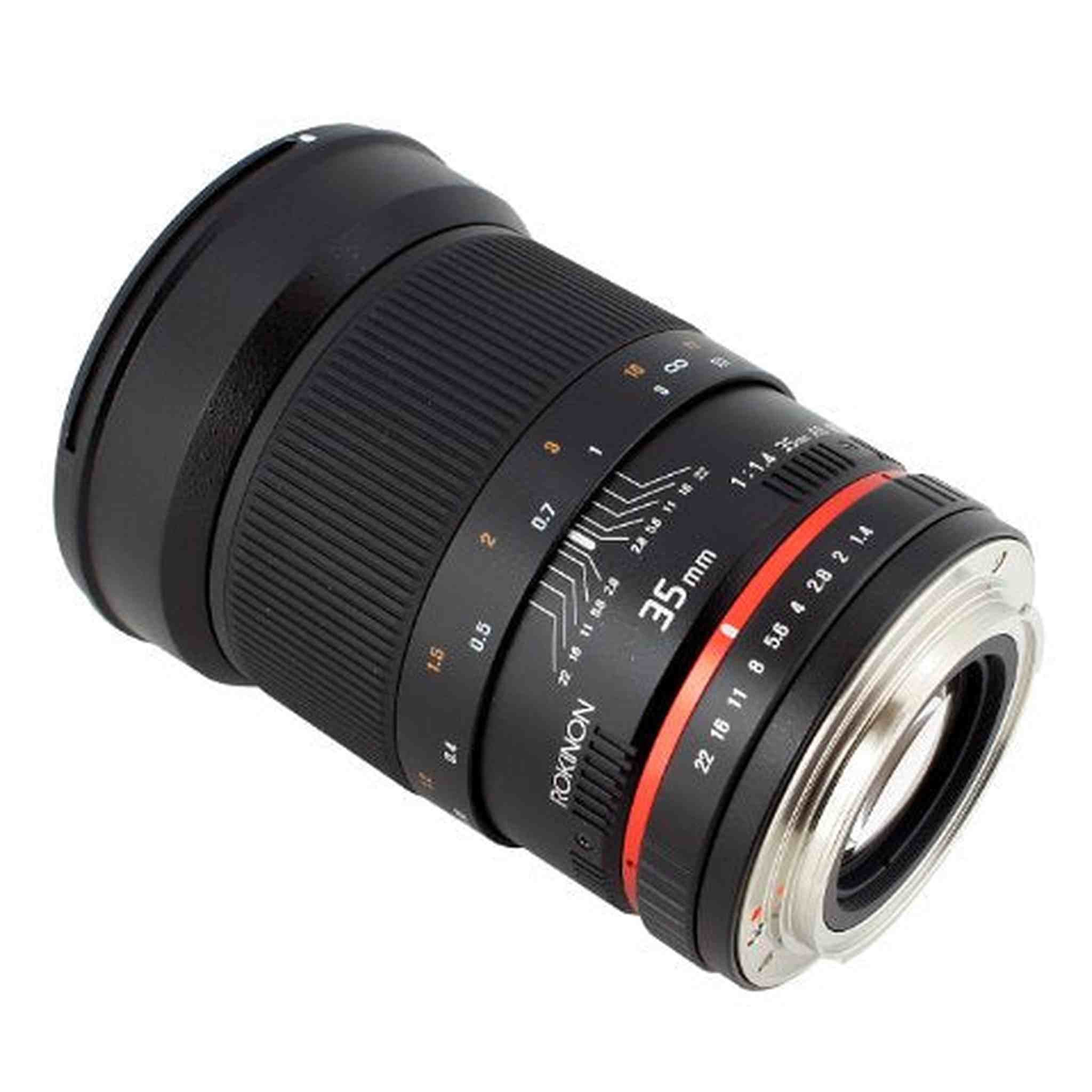 Rokinon 35mm F/1.4 AS UMC Wide Angle Lens for Olympus RK35M-O Rokinon