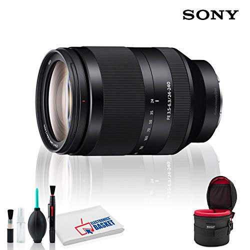 SONY SEL FE 24-240 f/3.5-6.3 OSS Lens with Cleaning Kit and Padded Lens Case Sony