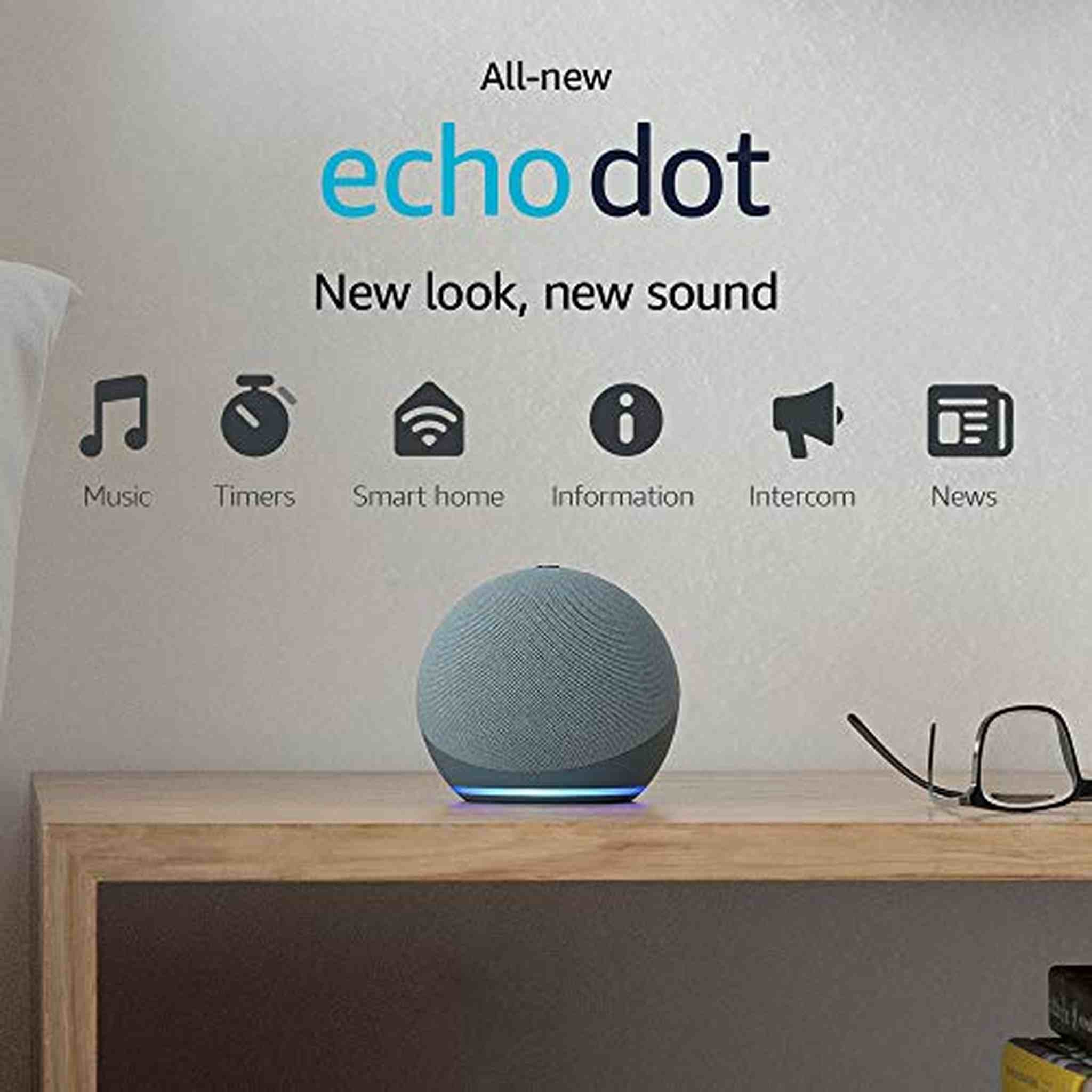 All-new Echo Dot (4th Gen, 2020 release) | Smart speaker with Alexa | Charcoal