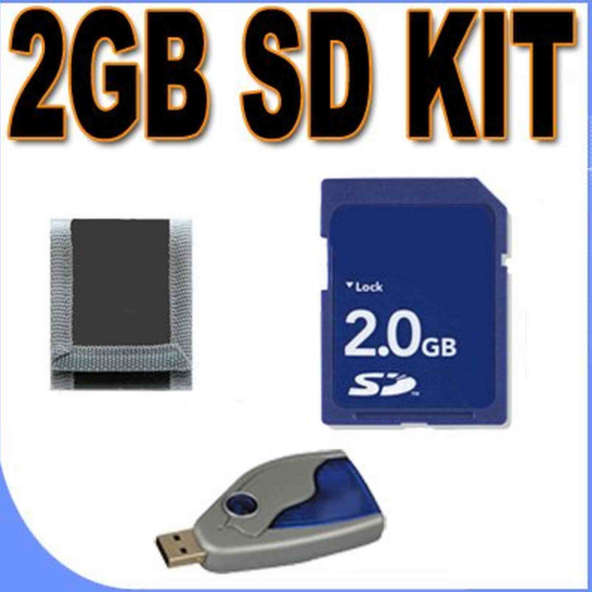 2GB SD Micro SD with SD Adapter Memory Card Secure Digital BigVALUEInc Accessory Saver Bundle for Panasonic Cameras BVI