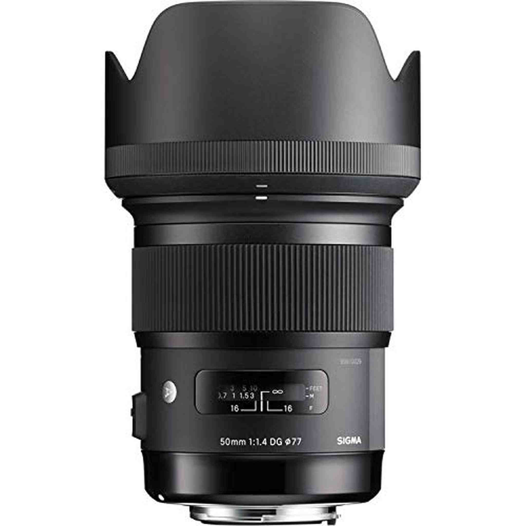 Sigma 50mm f/1.4 DG HSM Art Lens for Nikon F USA Standard Bundle Sigma