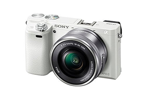 Sony Alpha a6000 Mirrorless Digital Camera - White with 16-50mm Lens SONY