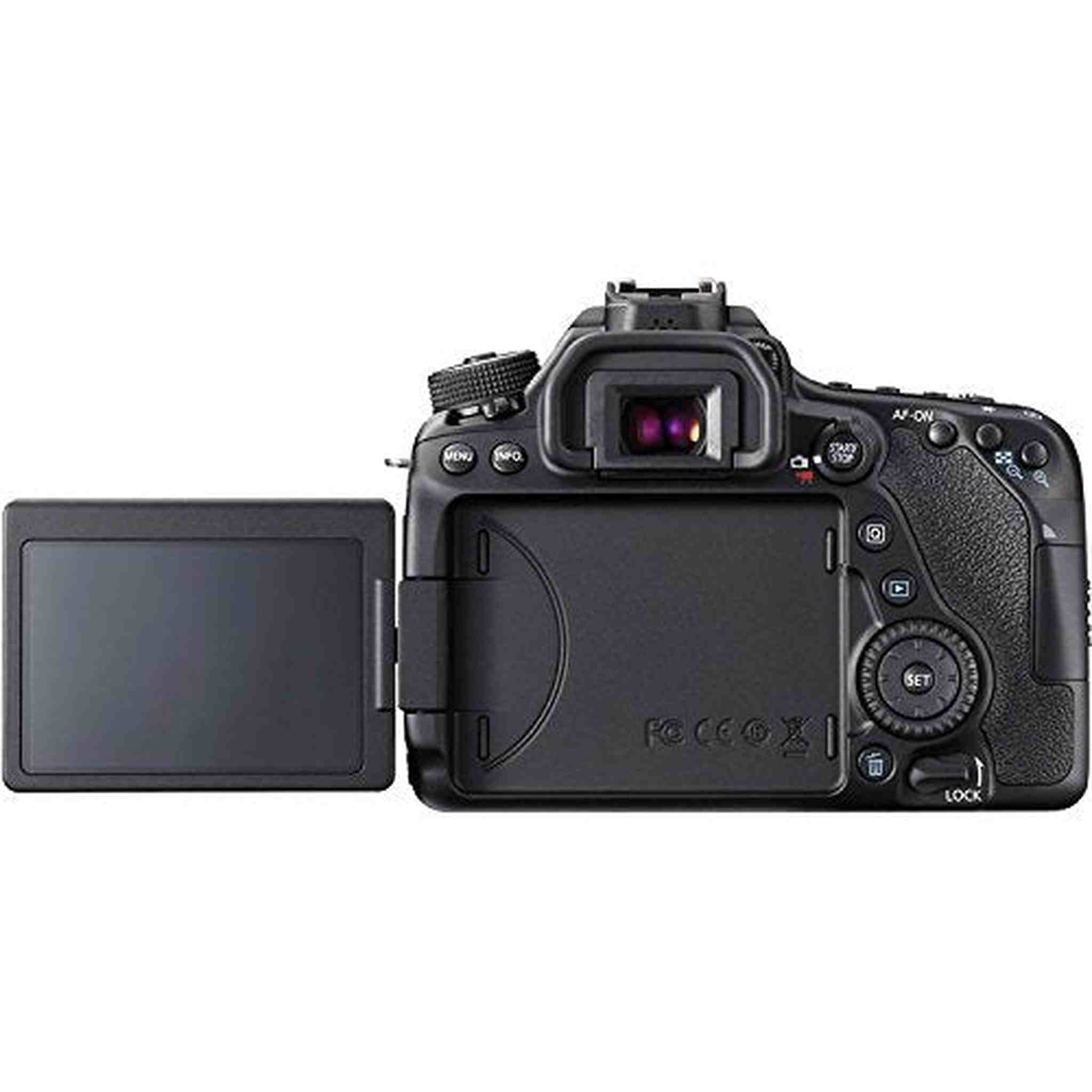 Canon EOS 80D DSLR Camera Body Only Memory Bundle International Model Canon