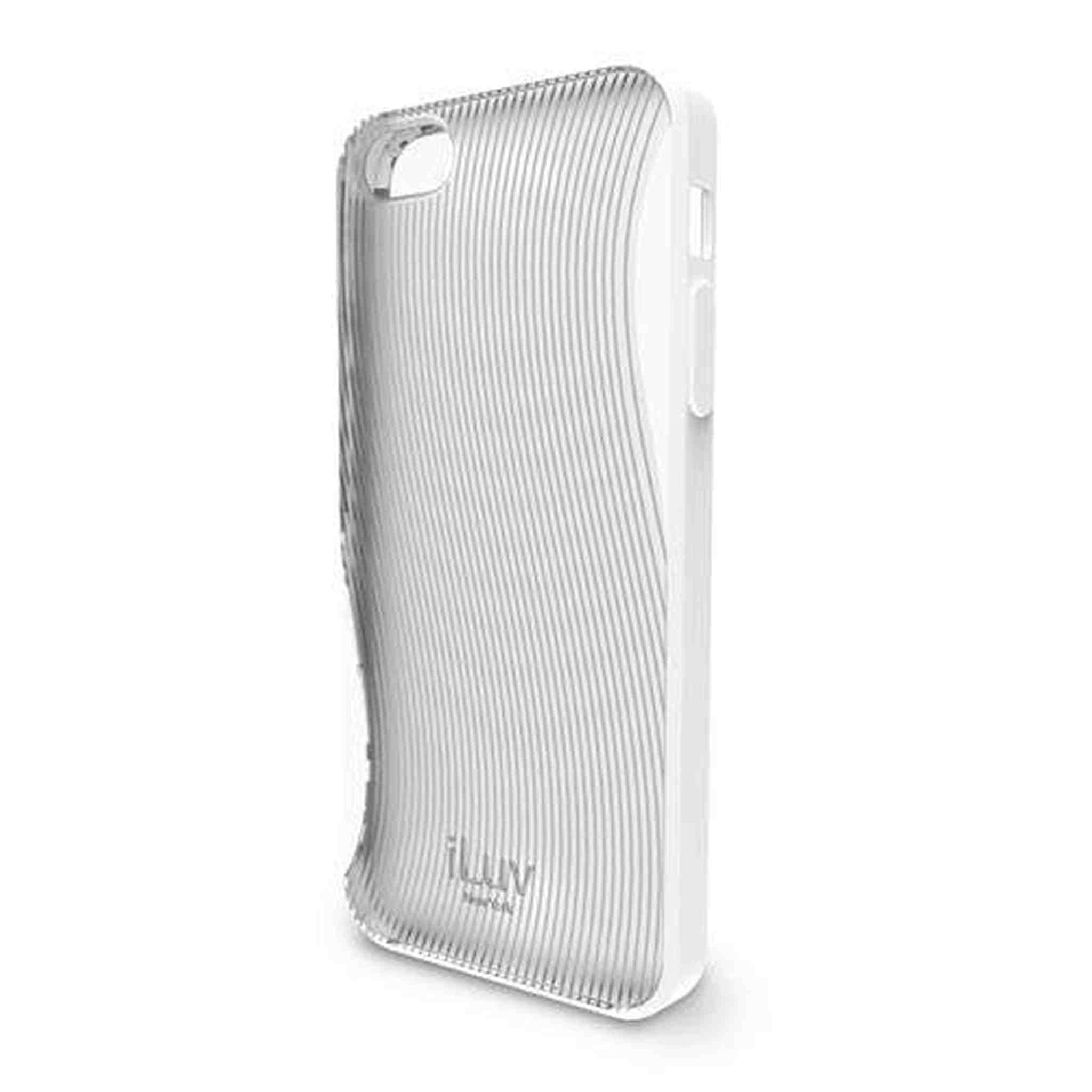 iLuv ICA7H328WHT Twain Two-Part Dual Protection Case for Apple iPhone 5 - 1 Pack - Retail Packaging - White iLuv