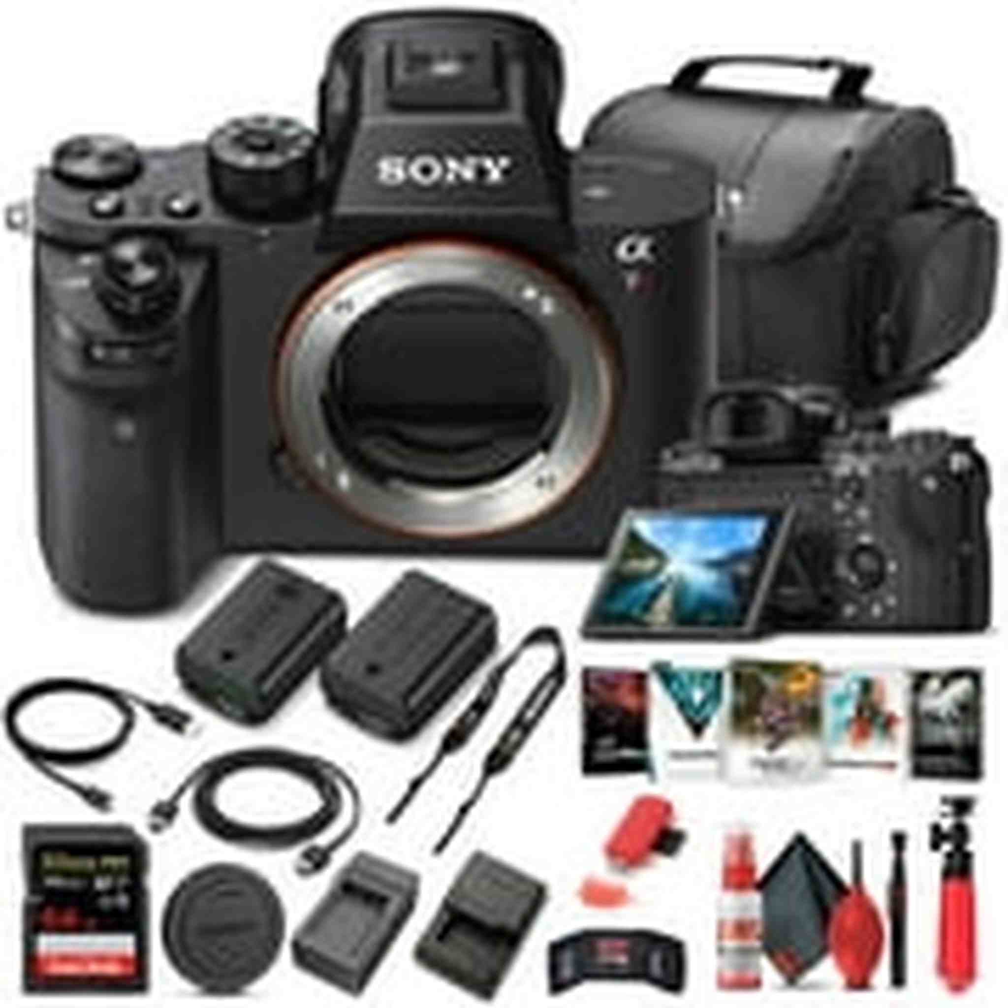 Sony Alpha a7R II Mirrorless Camera Body Only ILCE7RM2/B - Basic Bundle Sony