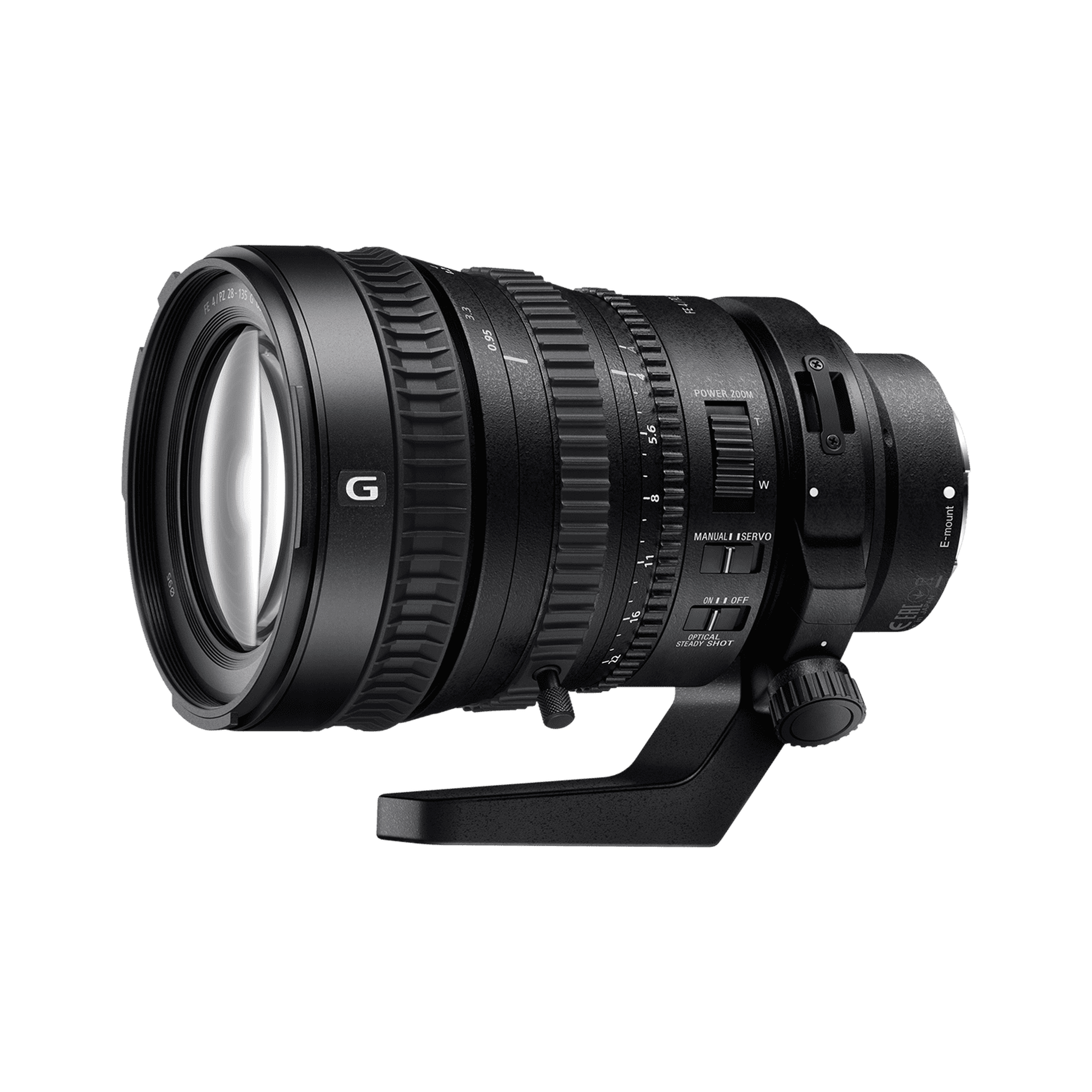 Sony SELP28135G 28-135mm FE PZ F4 G OSS Interchangeable Full-frame E-mount Power Zoom Lens - International Version No Warranty Sony