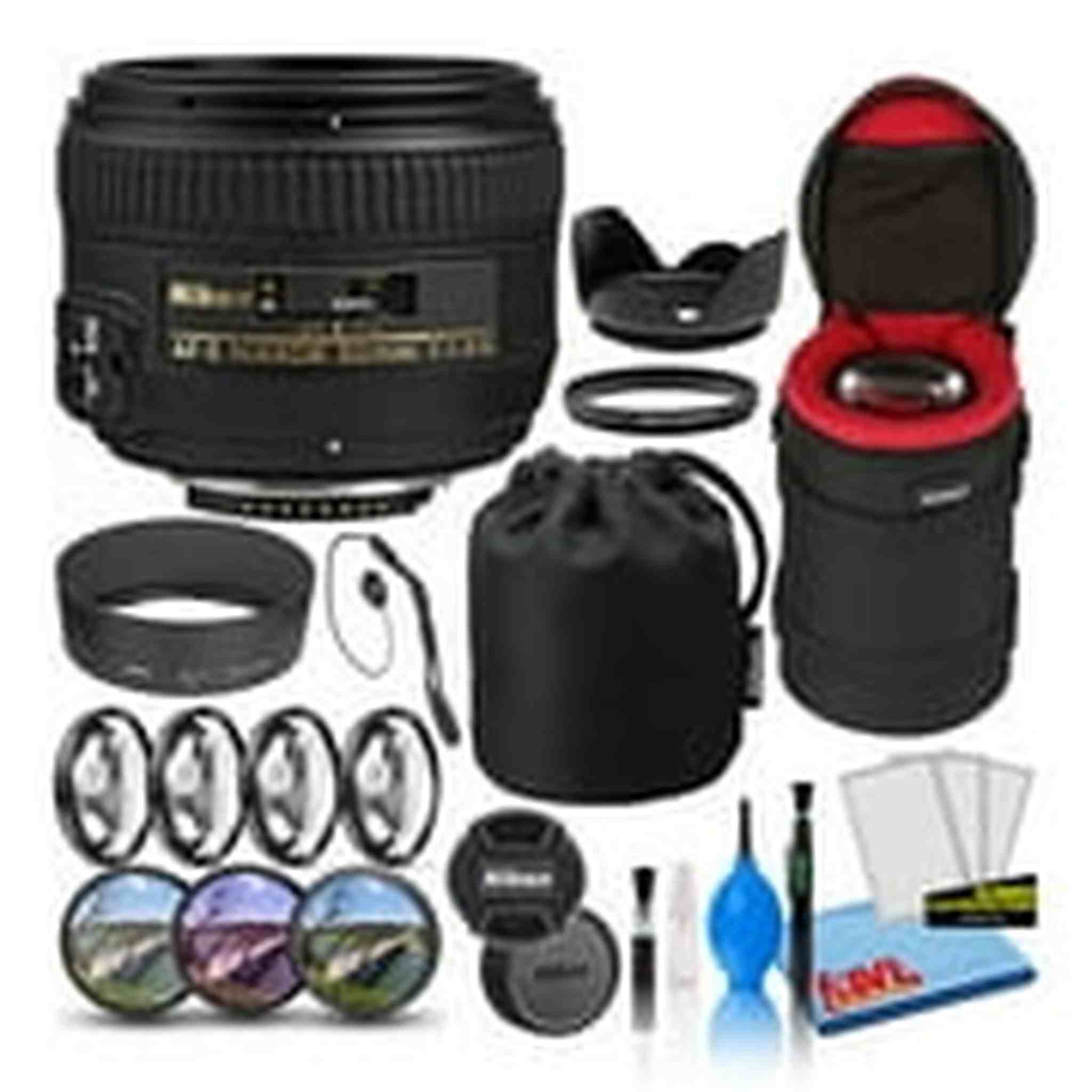 Nikon AF-S 50mm f/1.4G Compact Prime Lens 2180 Intl Model Bundle Nikon