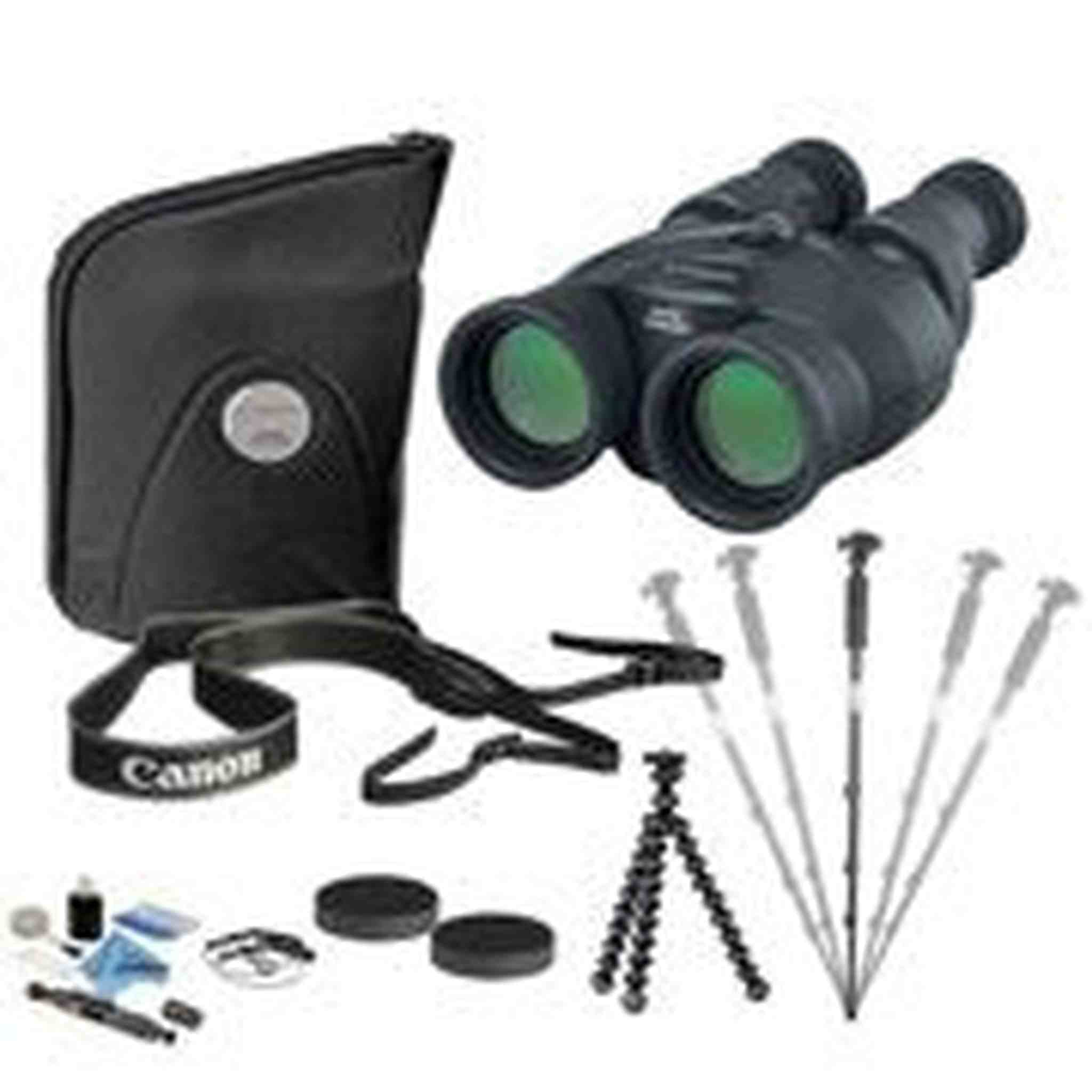 Canon 12x36 is III Image Stabilized Binoculars Advanced Bundle