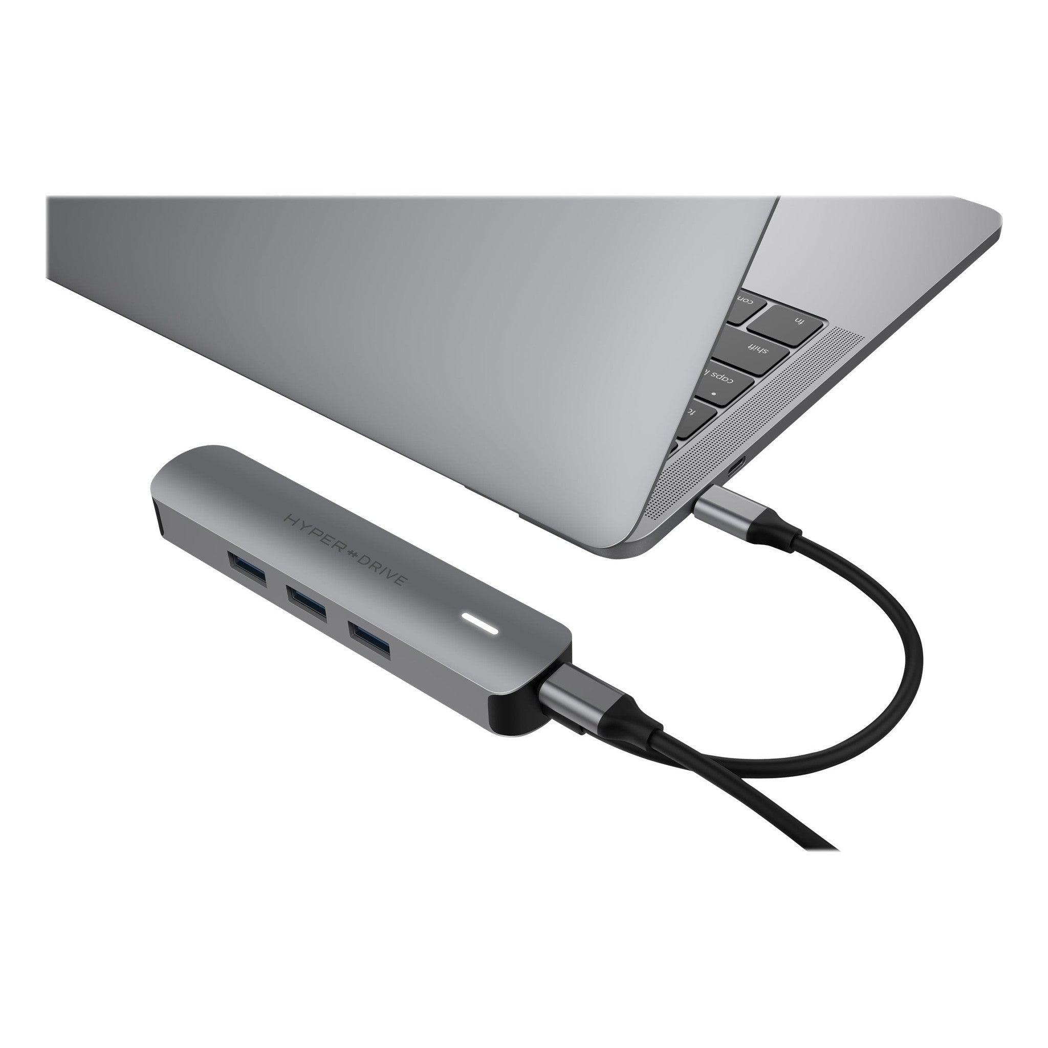 HyperDrive 6-in-1 USB-C Hub with 4K HDMI Output, Space Gray Hyper