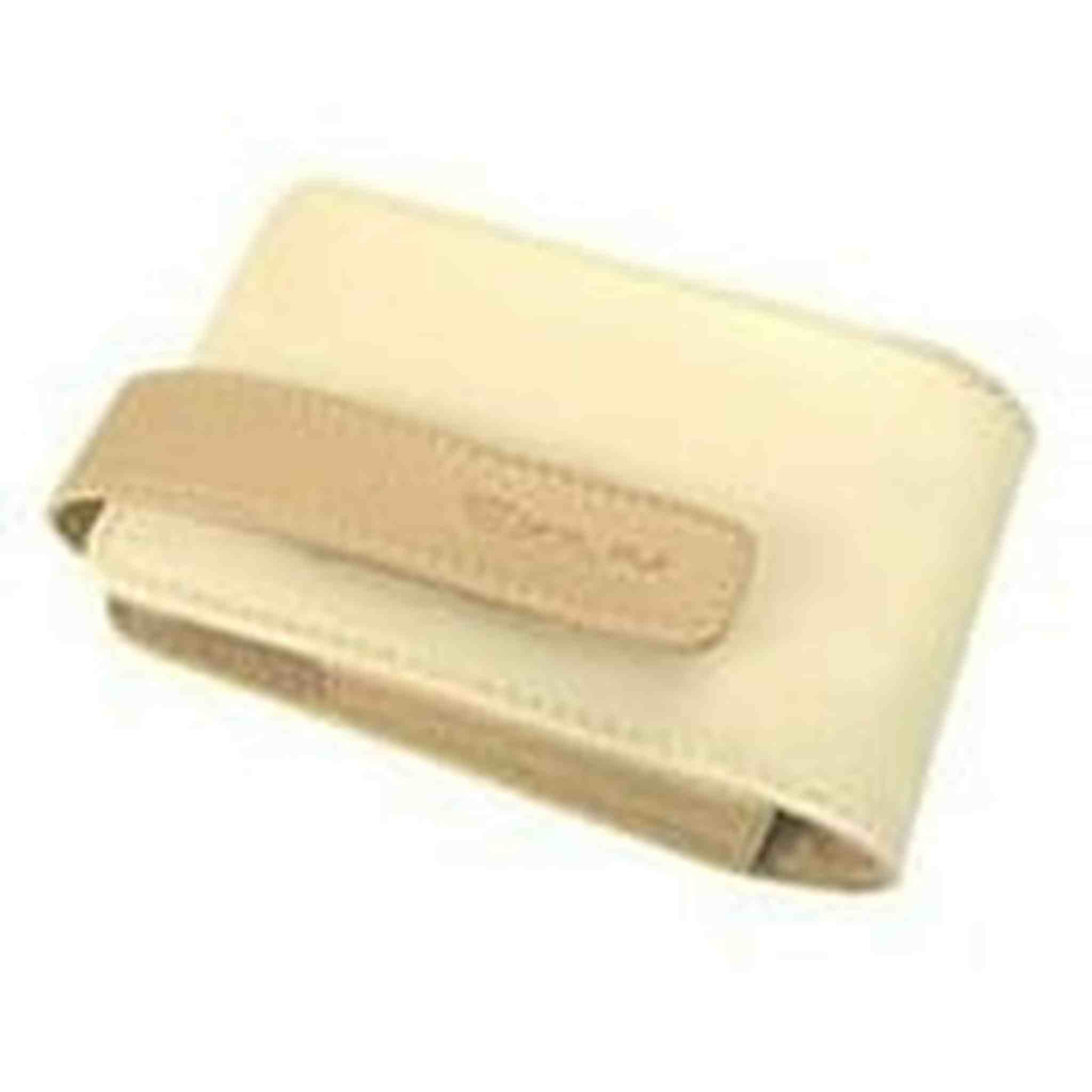 Casio Exilim ESC-80WE Fashion Leather Universal Case with Contrasting Closure White EXILIM