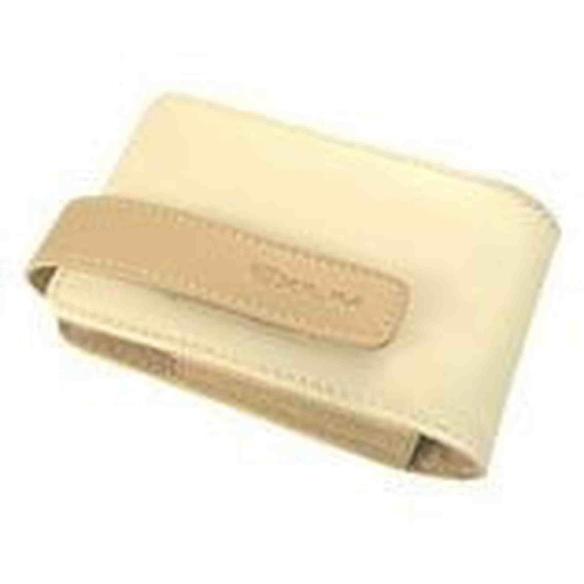 Casio Exilim ESC-80WE Fashion Leather Universal Case with Contrasting Closure White EXILIM