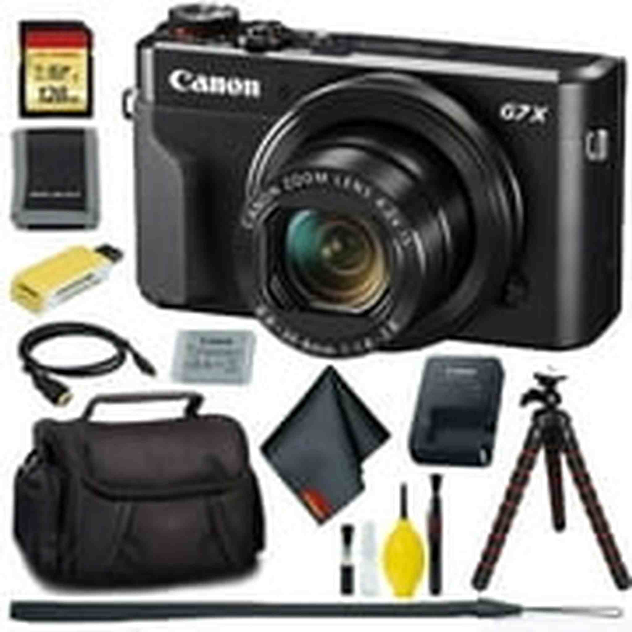 Canon PowerShot G7 X Mark II Digital Camera + 128GB Memory Bundle Canon