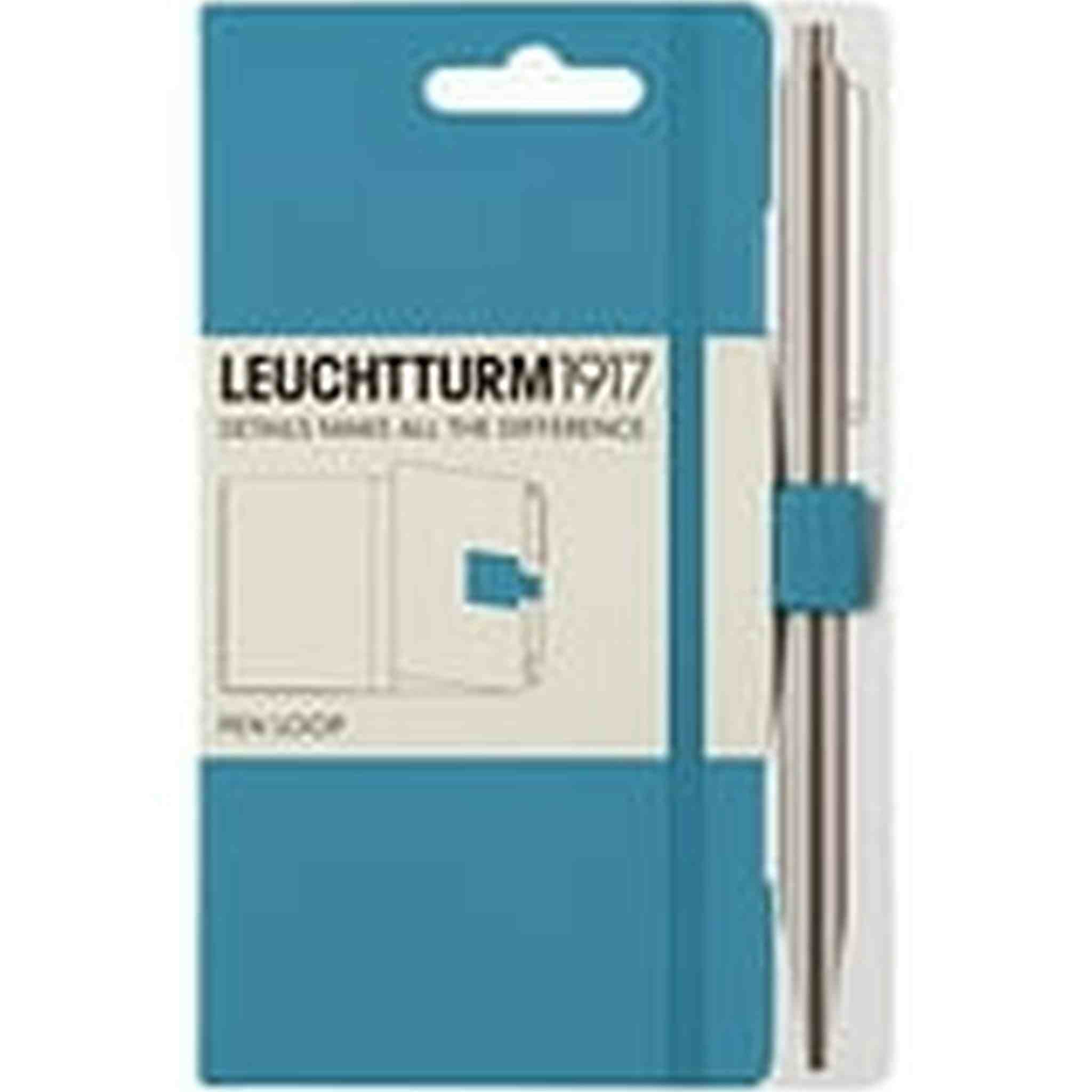 LEUCHTTURM1917 346706 Pen Loop, self-Adhesive, Azure LEUCHTTURM1917