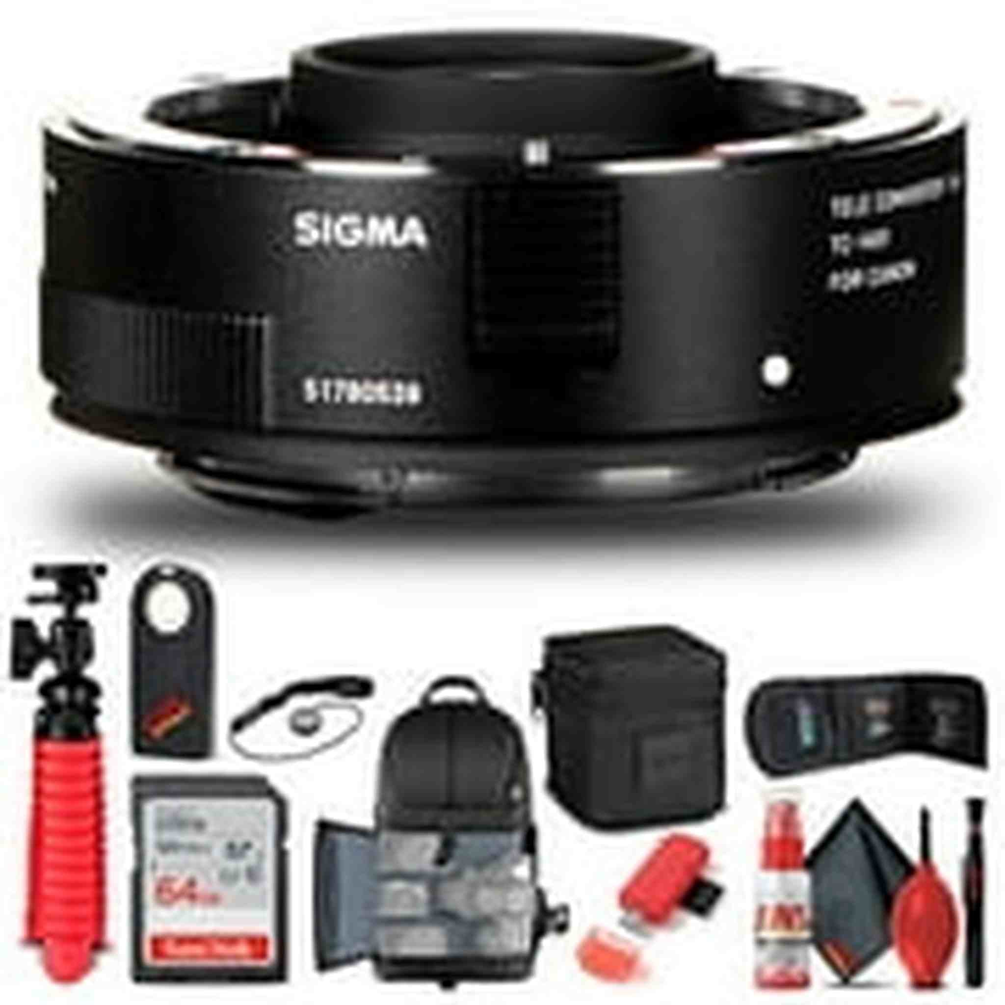 Sigma TC-1401 1.4x Teleconverter for Canon EF 879101 Bundle Sigma