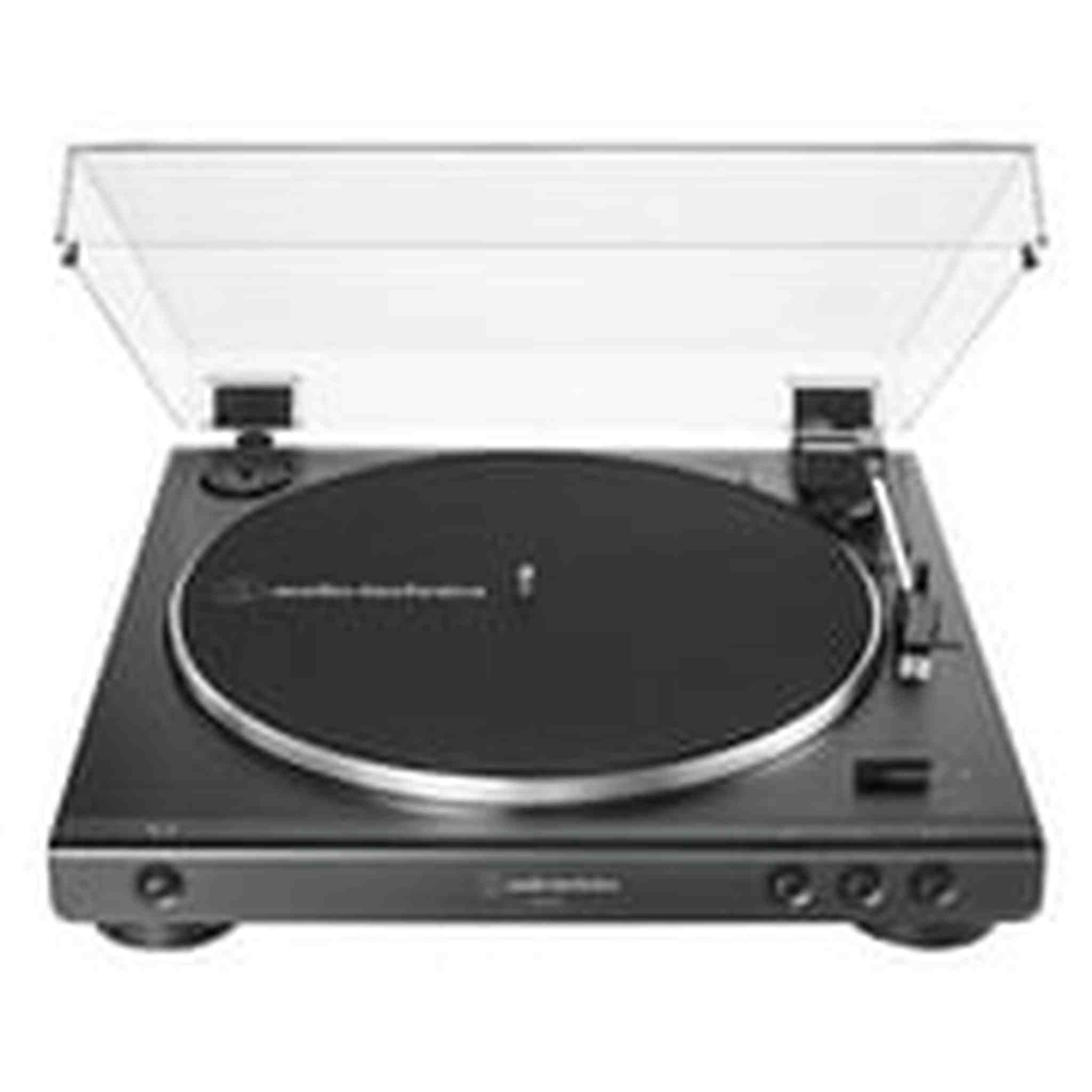 Audio-Technica AT-LP60X-BK Fully Automatic Belt-Drive Stereo Turntable, Black, Hi-Fi, 2 Speed, Dust Cover, Anti-Resonance, Die-Cast Aluminum Platter Audio-Technica