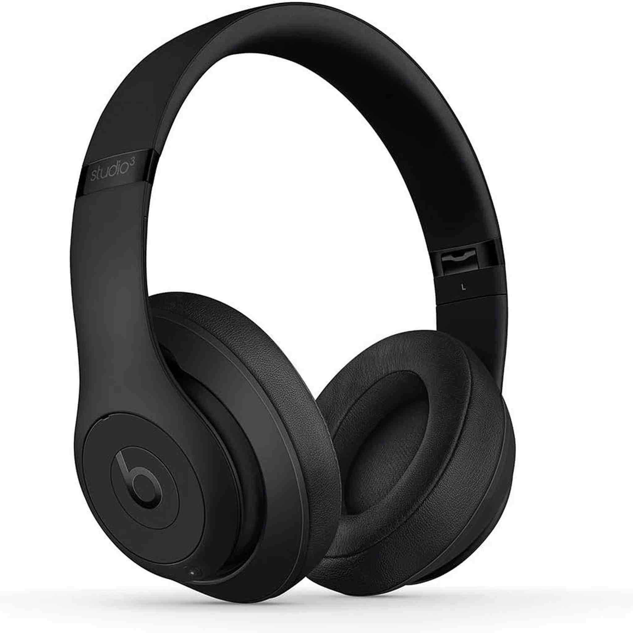 Beats Studio3 Wireless Noise Cancelling Over-Ear Headphones Matte Black (Latest Model)