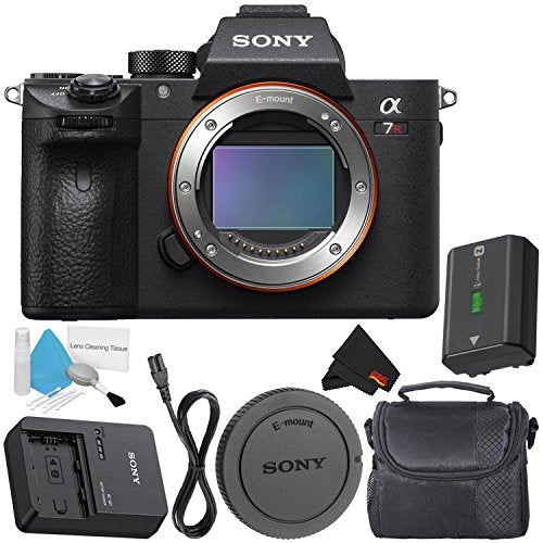 Sony Alpha a7R III 42.4MP Full Frame Mirrorless Interchangeable-Lens Digital Camera Body - Bundle with Carrying Case In Sony