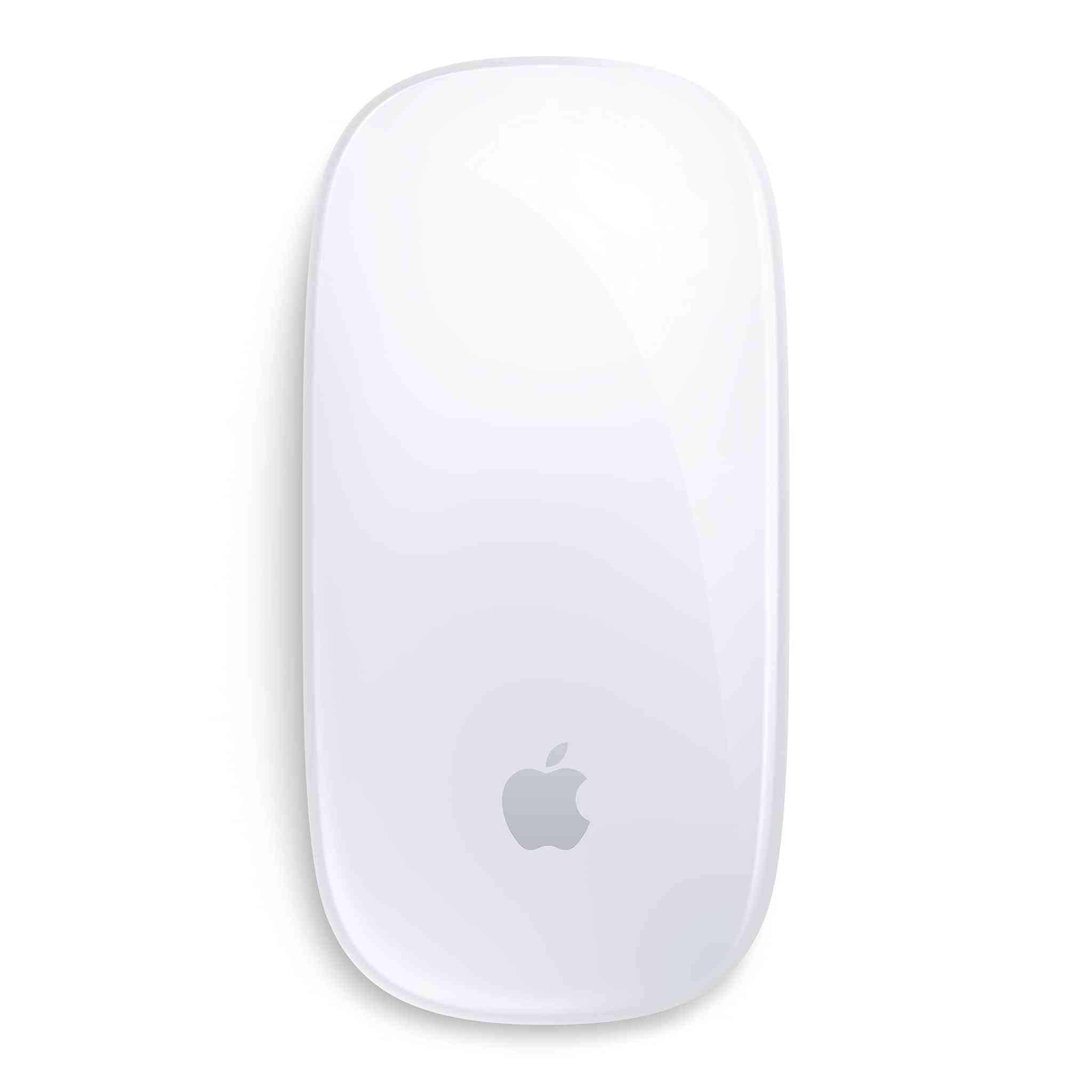 Apple Magic Mouse (Wireless, Rechargable) - White Multi-Touch Surface