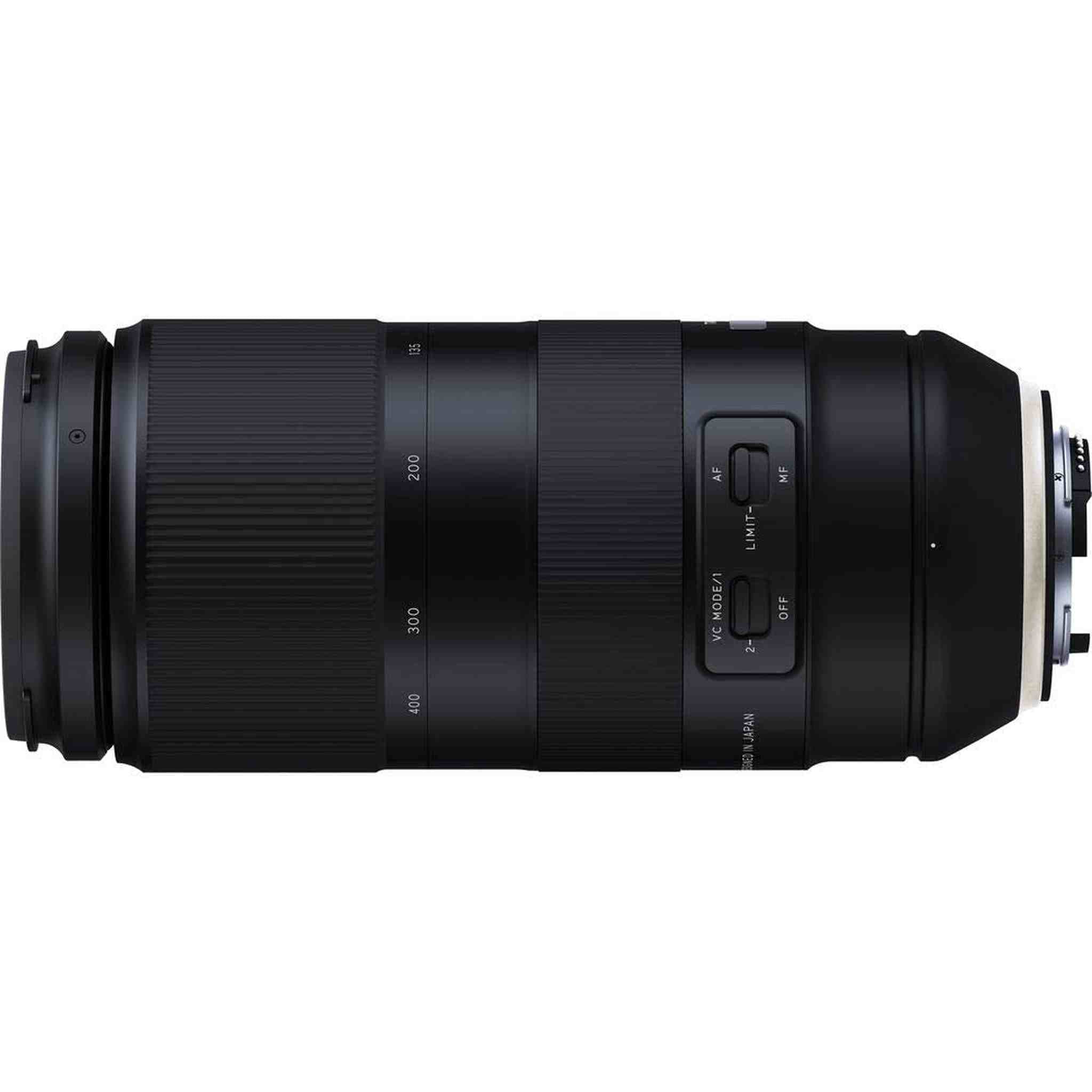 Tamron 100-400mm f/4.5-6.3 Di VC USD Lens for Nikon F for Nikon F Mount + Accessories International Model with 2 Year W Tamron