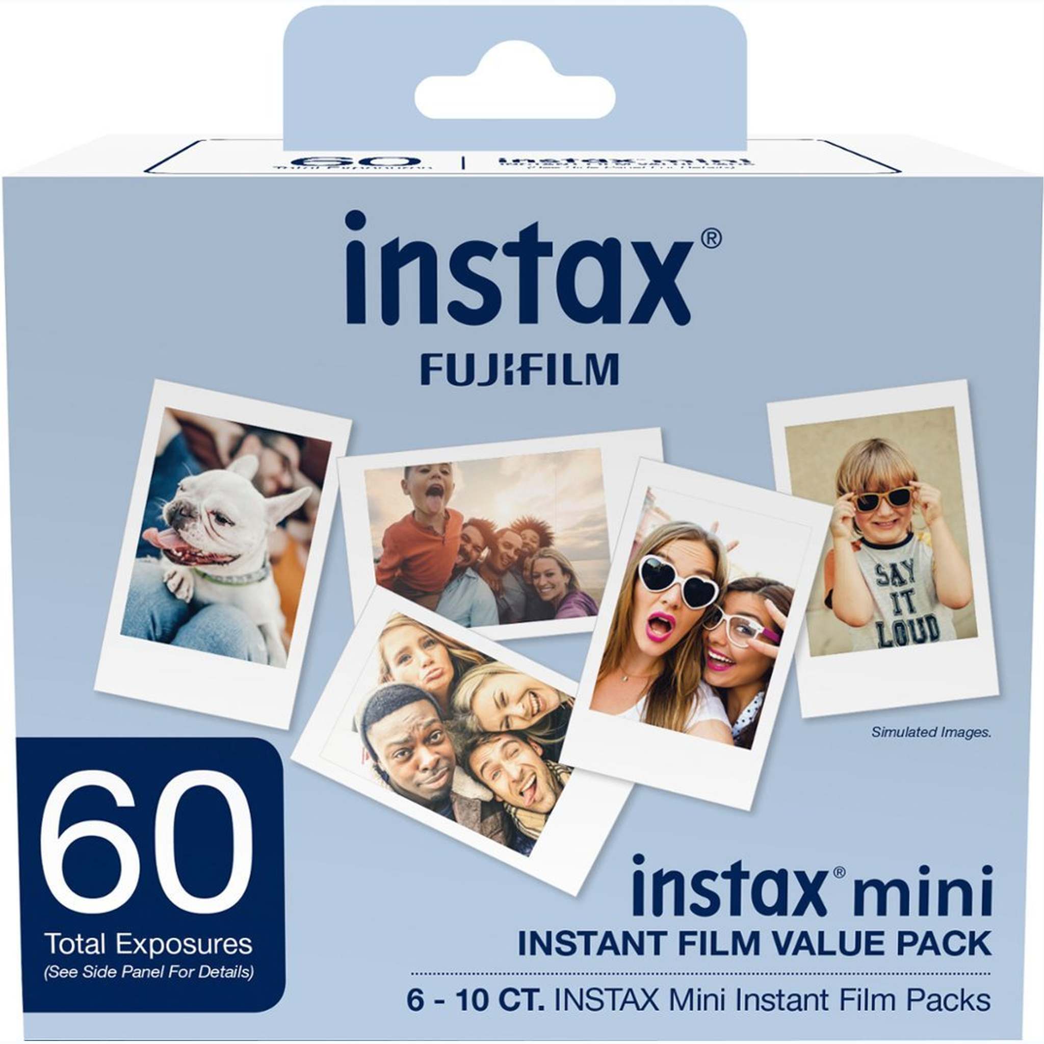 Fujifilm Instax Mini Instant Film Value Pack Kit - 60 Total Pictures Fujifilm