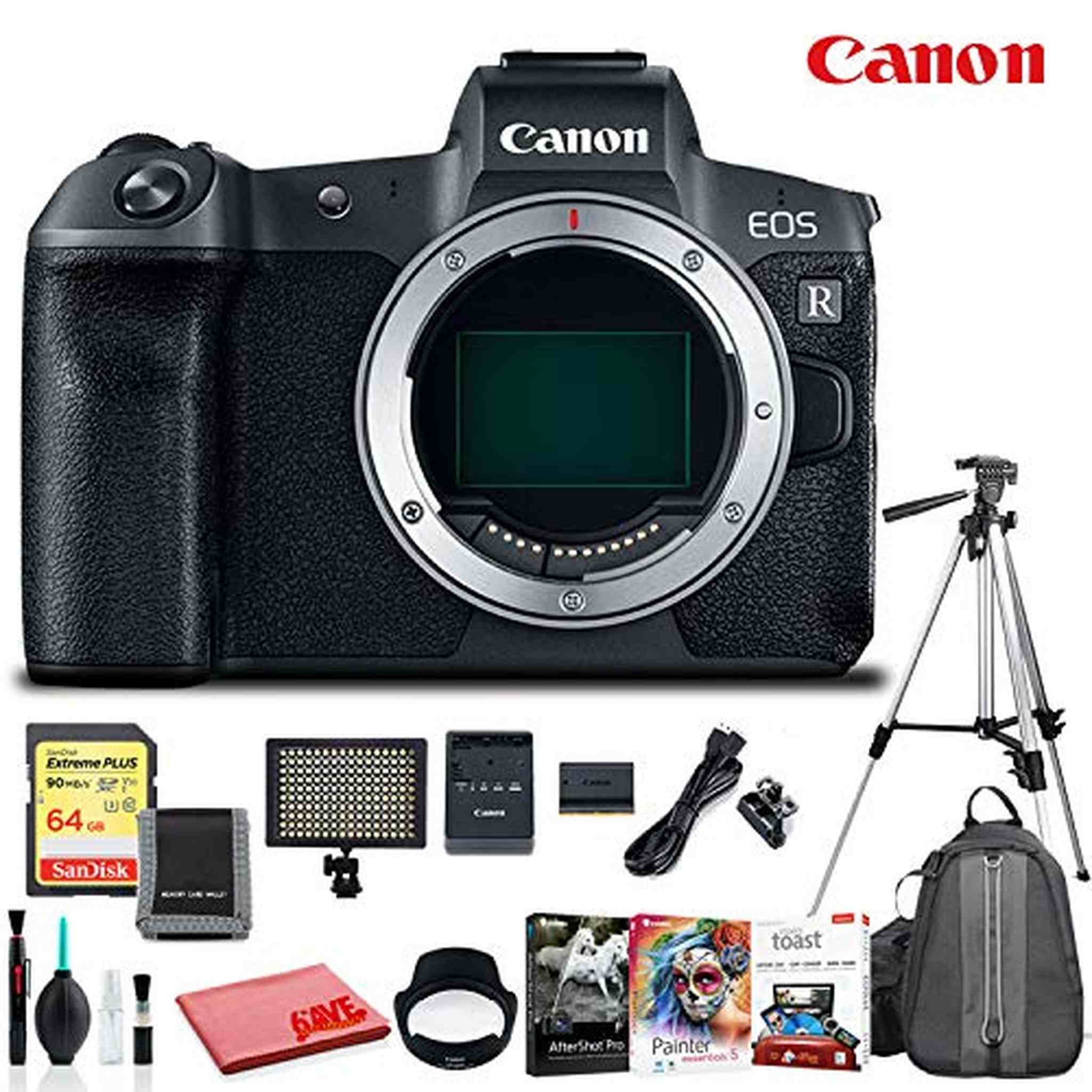 International Premium Bundle - Canon EOS RP Mirrorless Digital Camera Body Only Canon