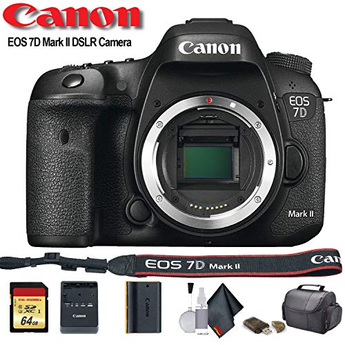 Canon EOS 7D Mark II DSLR Camera International Model 9128B002 - Starter Bundle Canon