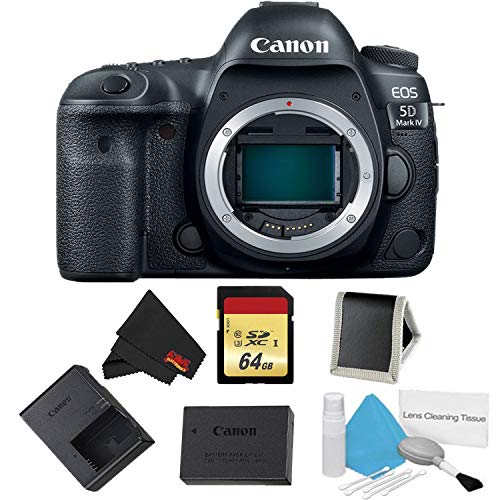 Canon EOS 5D Mark IV DSLR Camera Body Only Memory Kit - International Model Canon